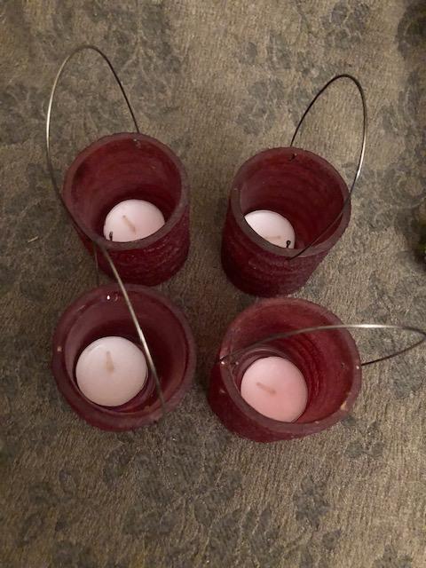 troc de troc 4 petits lampions bougies à suspendre image 0