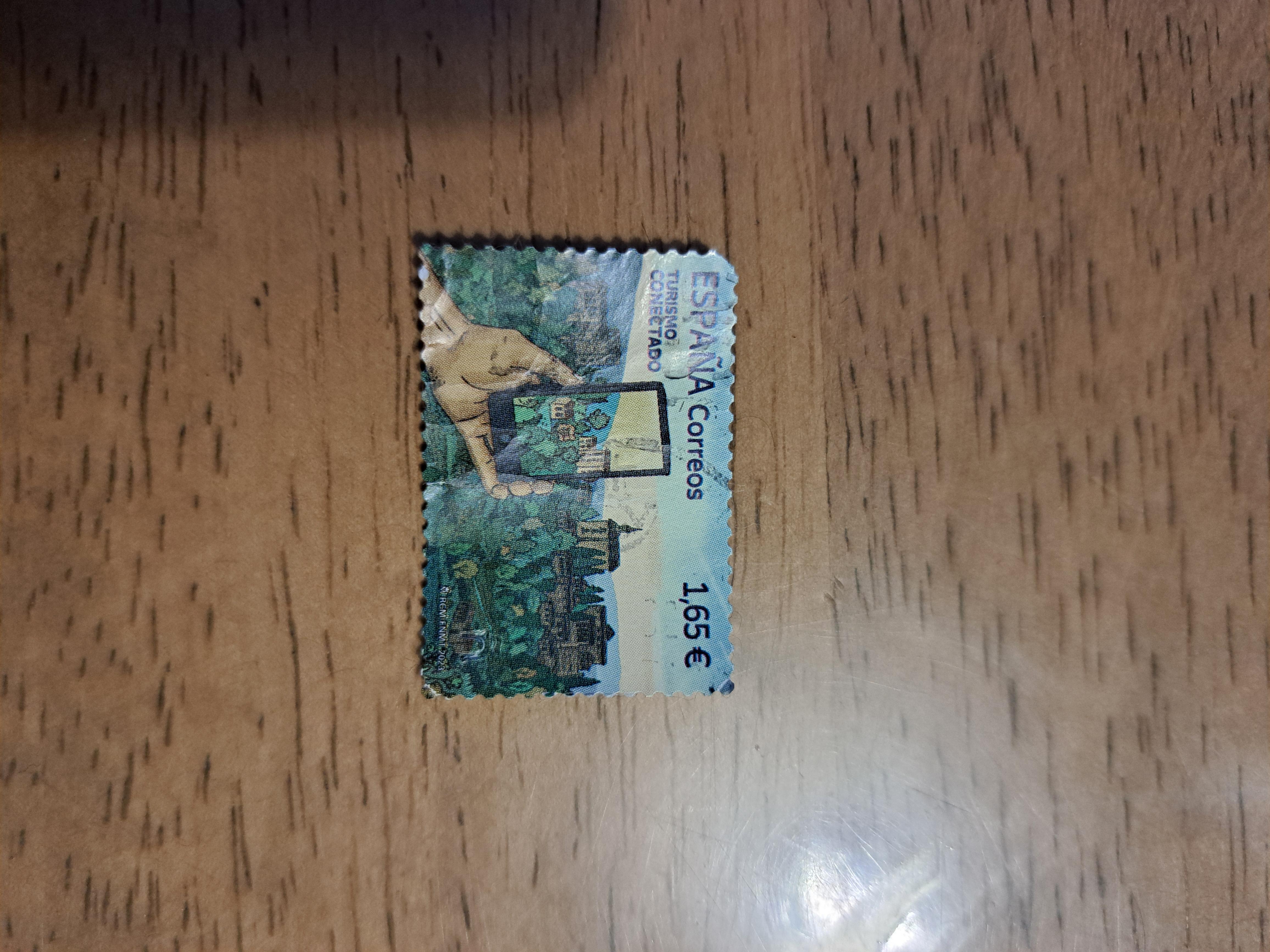 troc de troc timbre espagnol oblitéré pour collection image 0