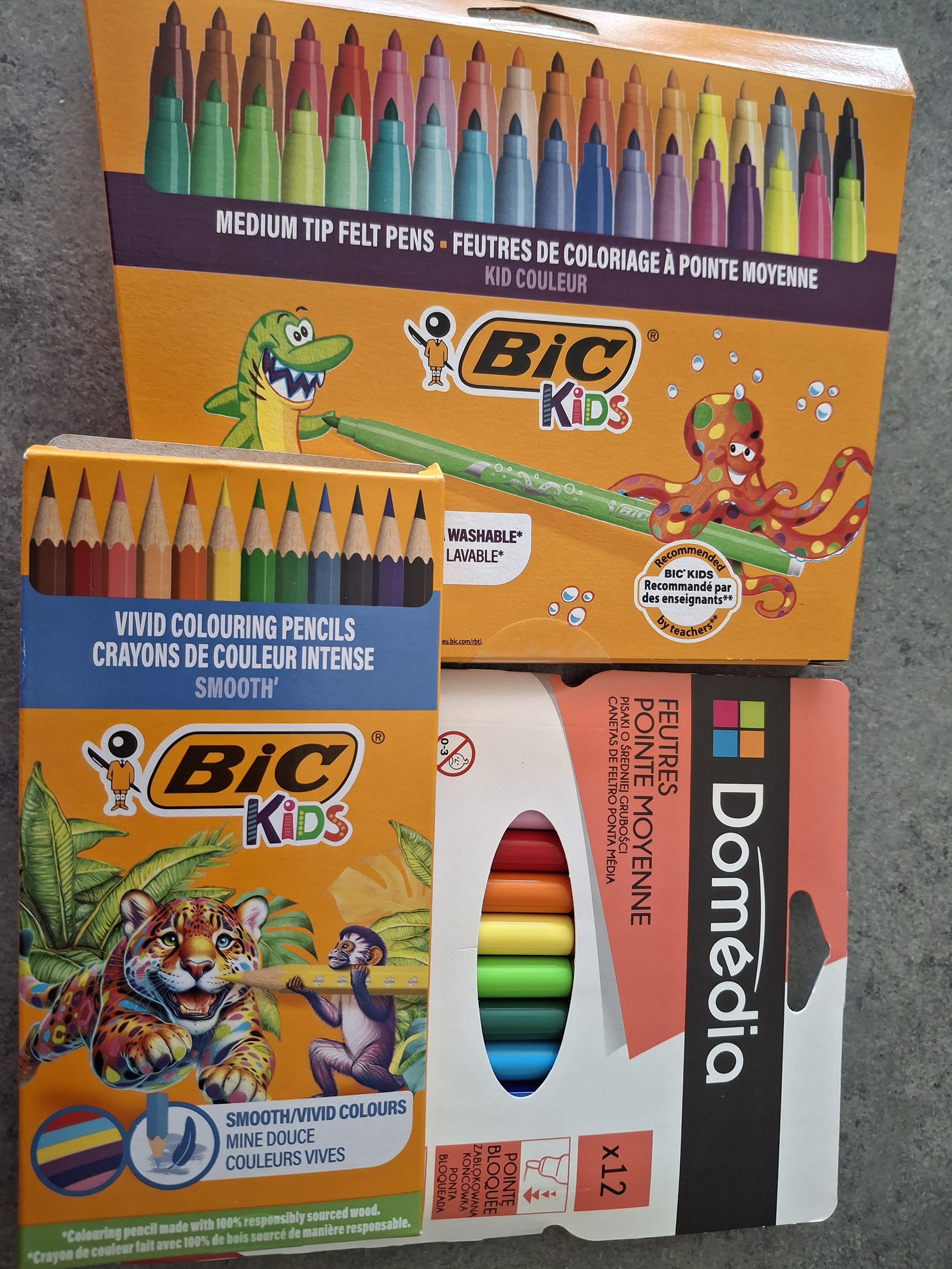 troc de troc lot feutres et crayons de couleur image 0