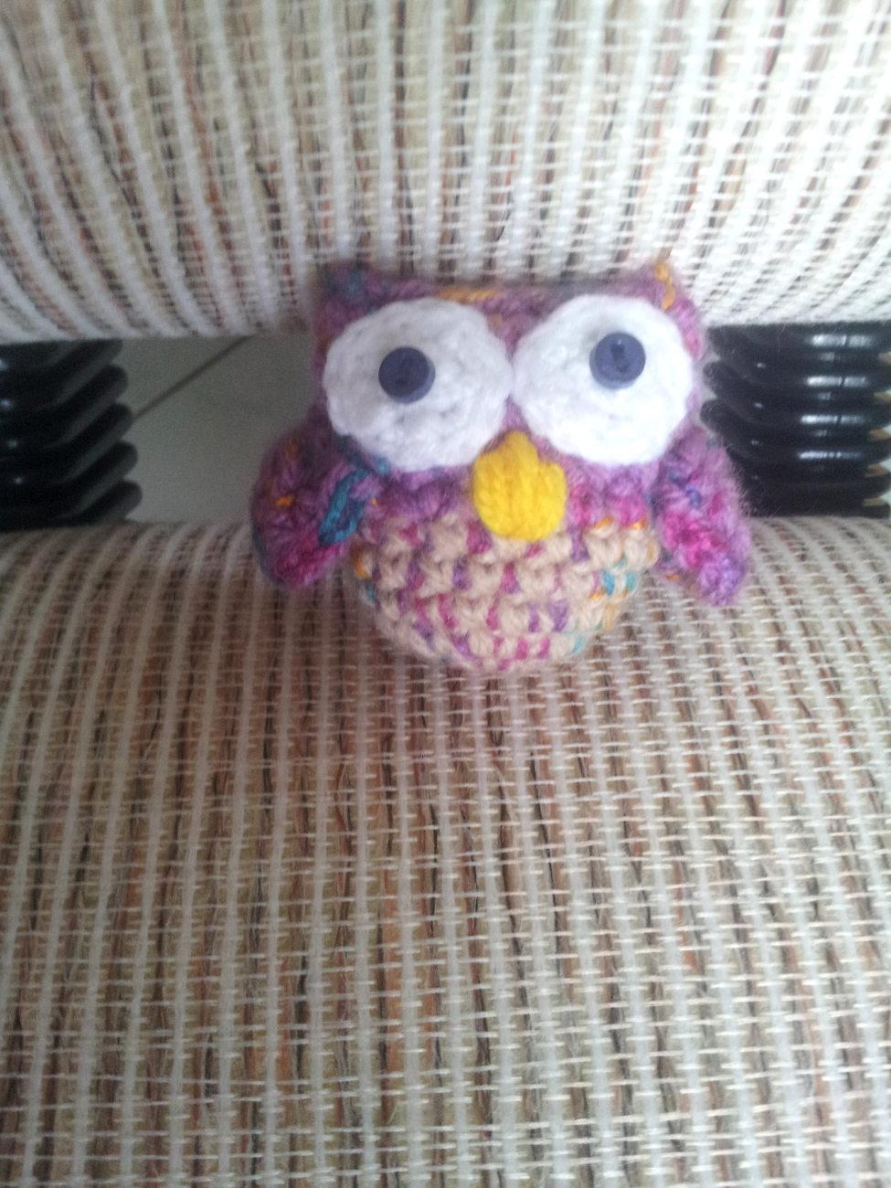 troc de troc mini hibou au crochet fait main #3 image 1