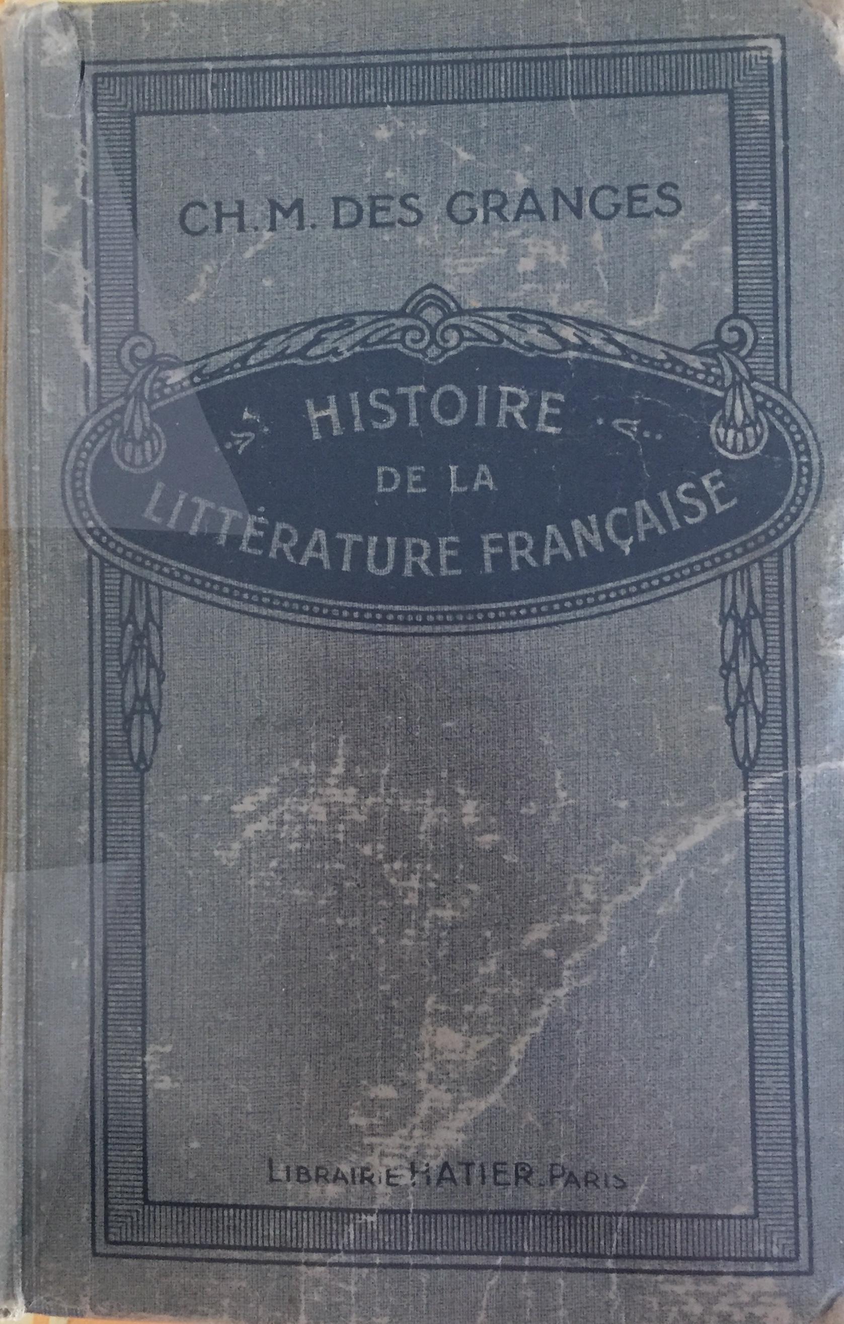 troc de troc deux livres d'histoire de la littérature française image 0