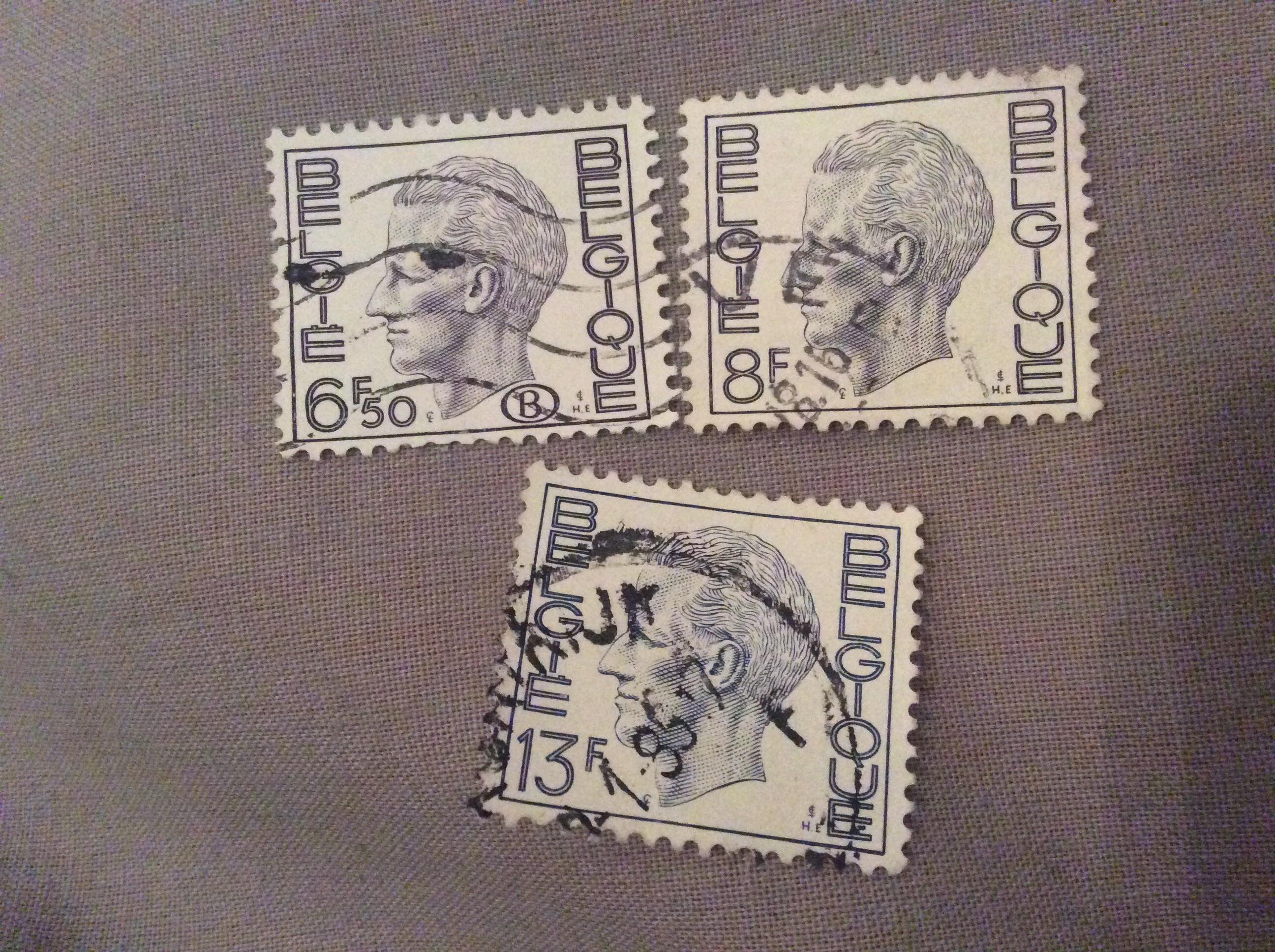 troc de troc réserve manon 3 timbres belges image 0