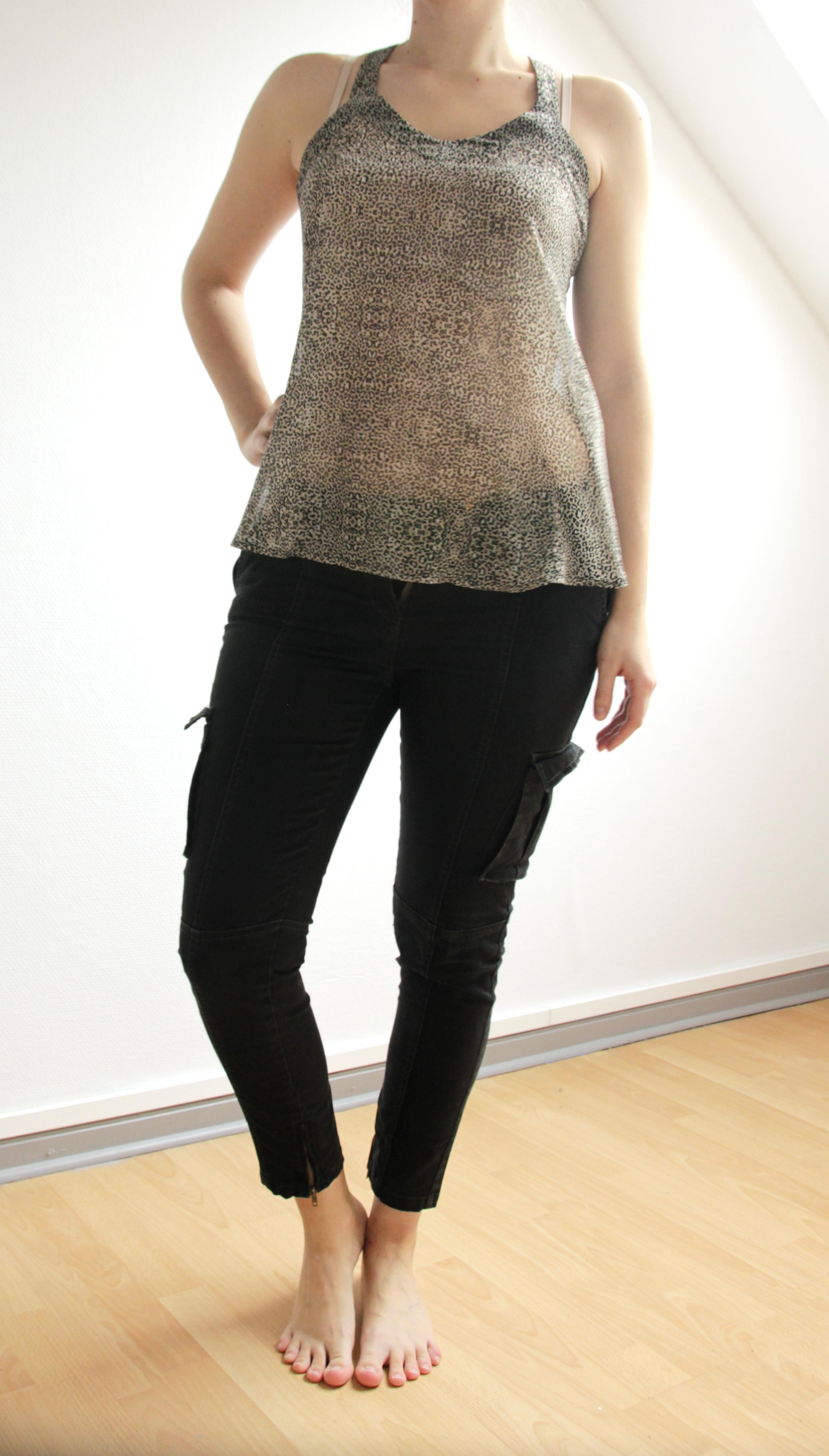 troc de troc don pantalon noir 7/8 marque monoprix taille 40 image 0