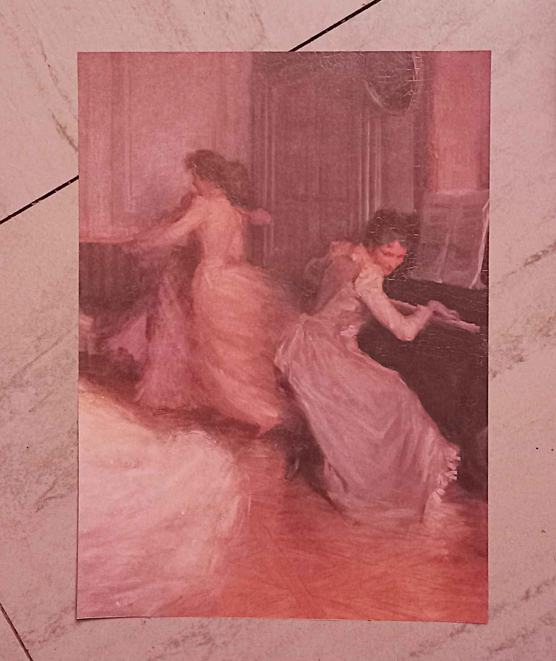 troc de troc image "entre amies, leçon de piano". image 0