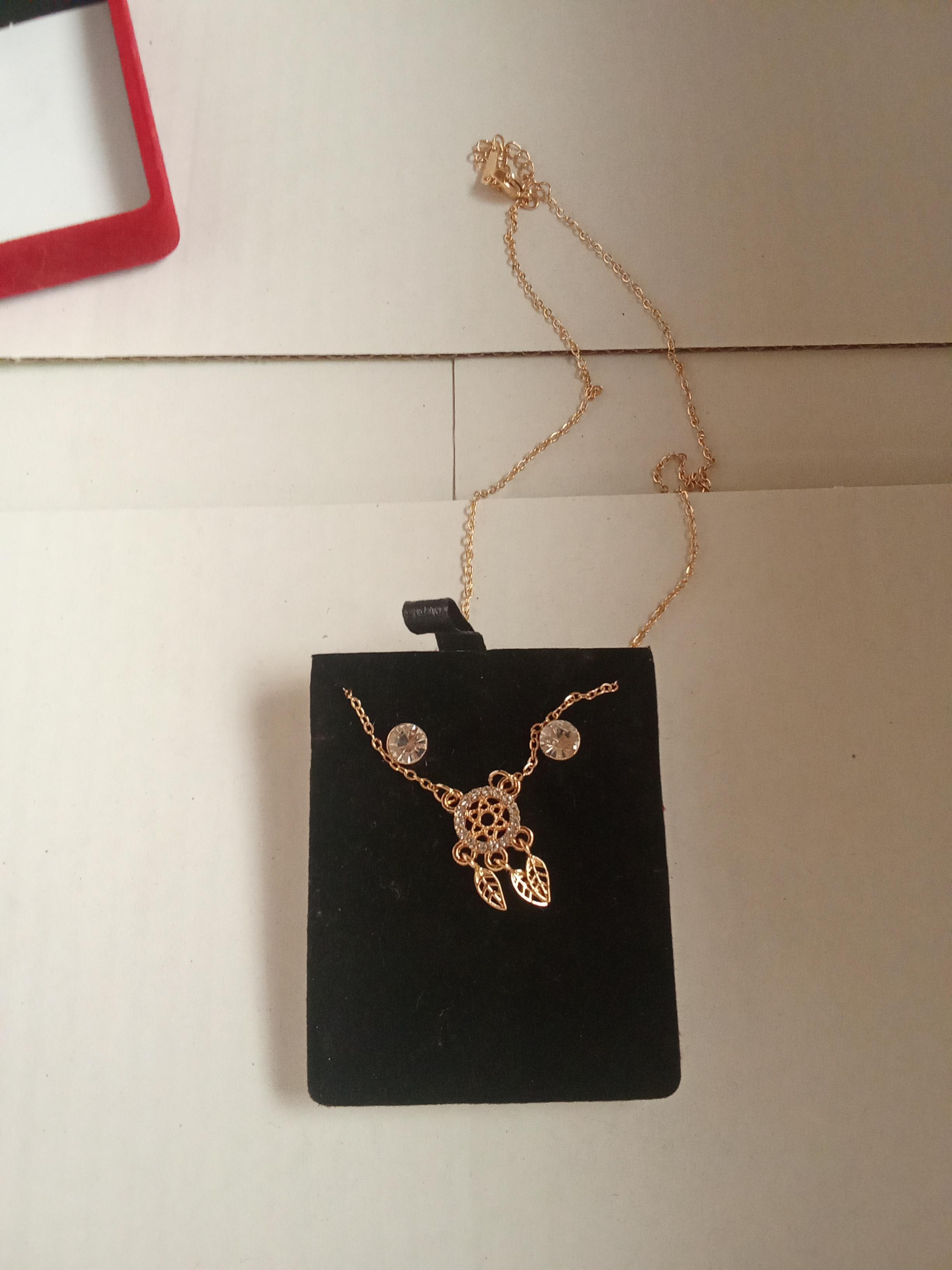 troc de troc coffret colier boucles d'oreilles arbre de vie neuf image 0