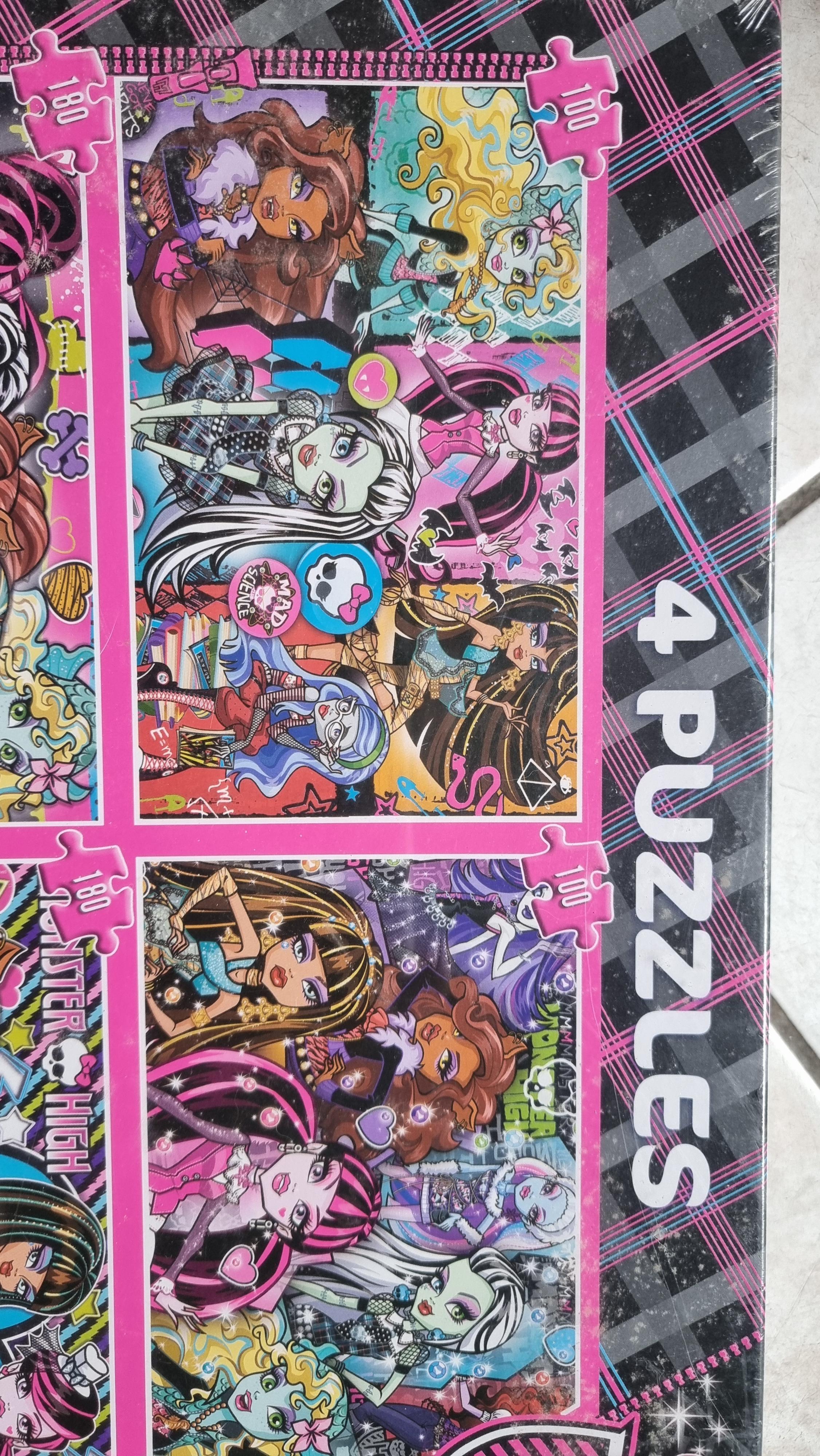 troc de troc 4 puzzles monster high neuf sous blister image 1