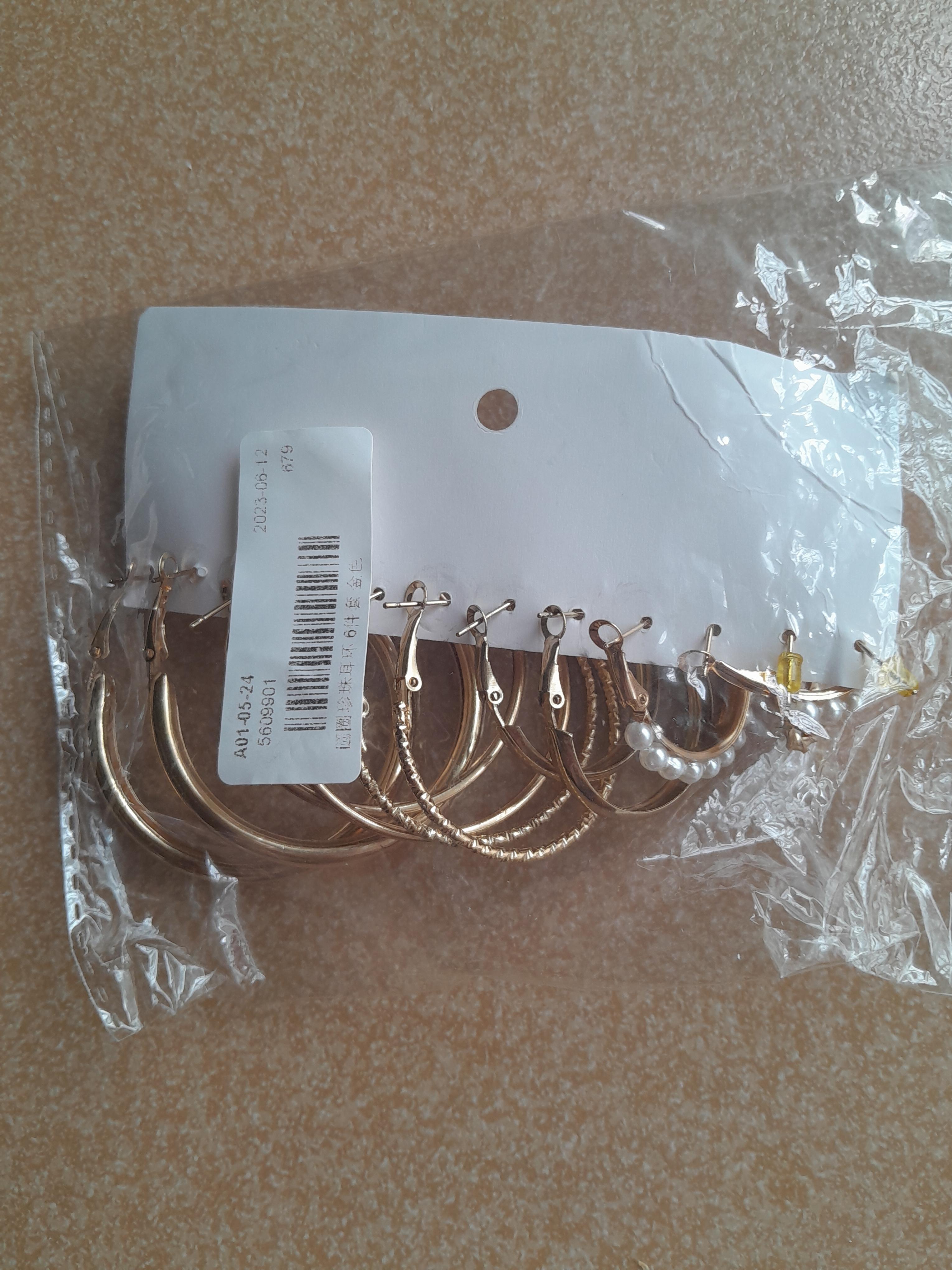 troc de troc réservée lots de 6 paires de boucles d oreilles neuve image 2