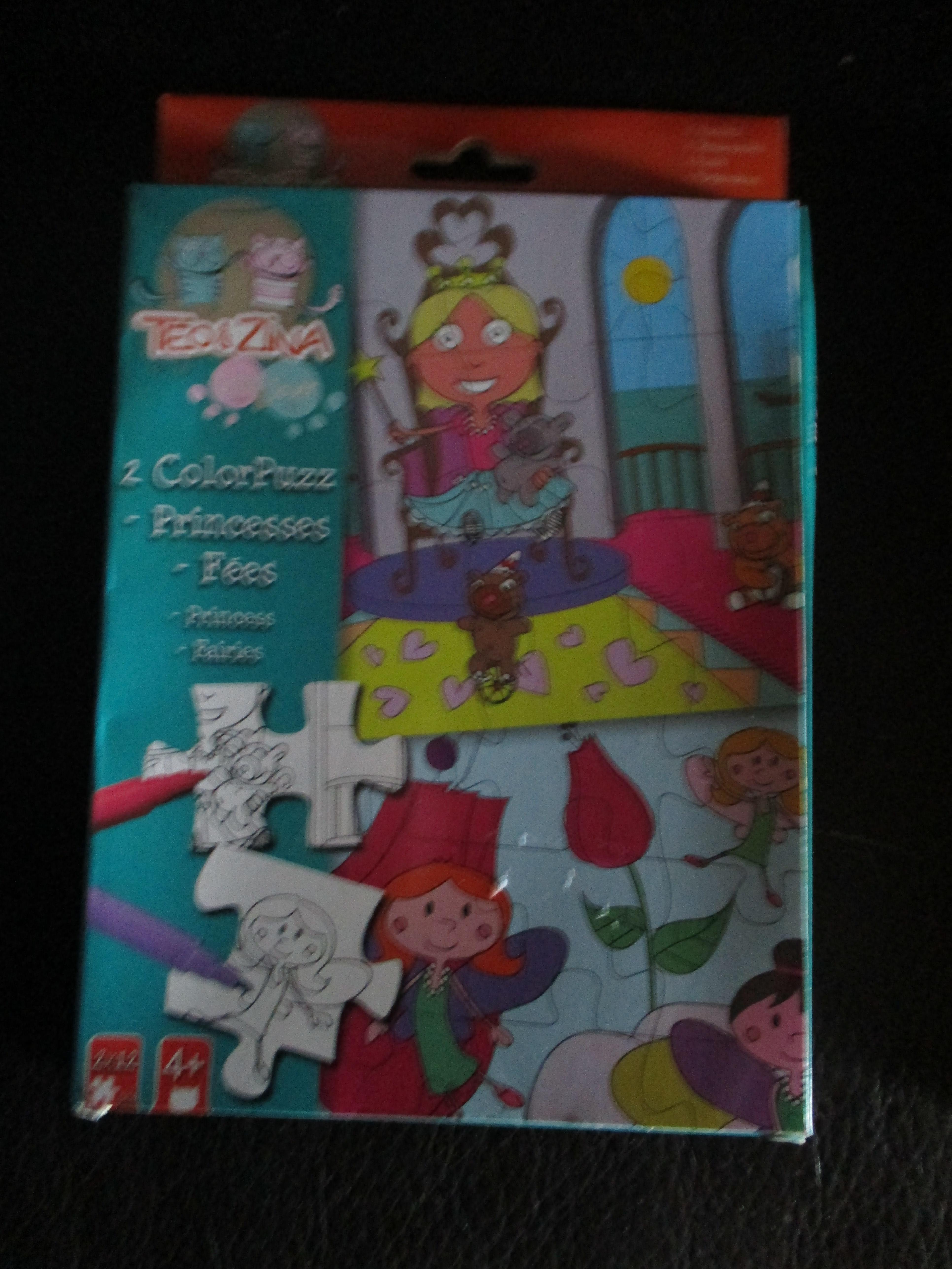 troc de troc boîte 2 puzzle princesse fée à colorier image 0