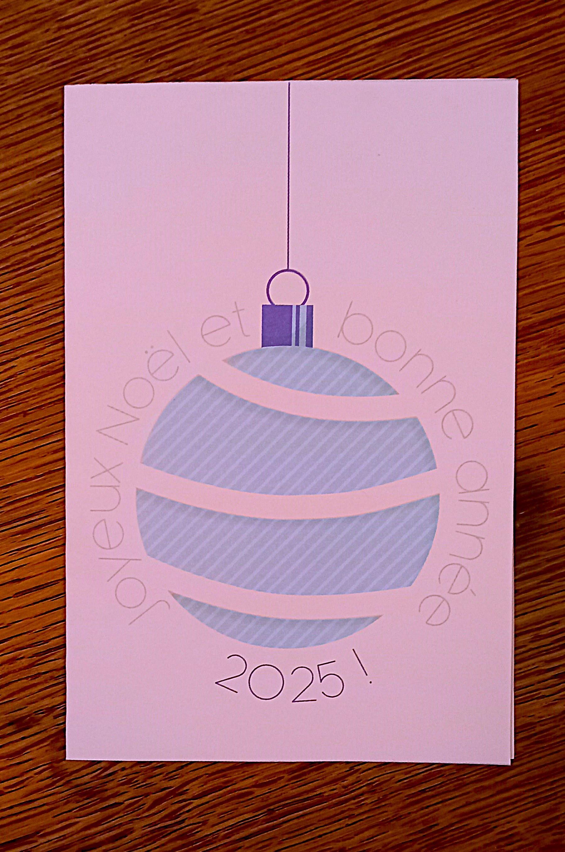 troc de troc carte "joyeux noël et bonne année 2025 !". image 0