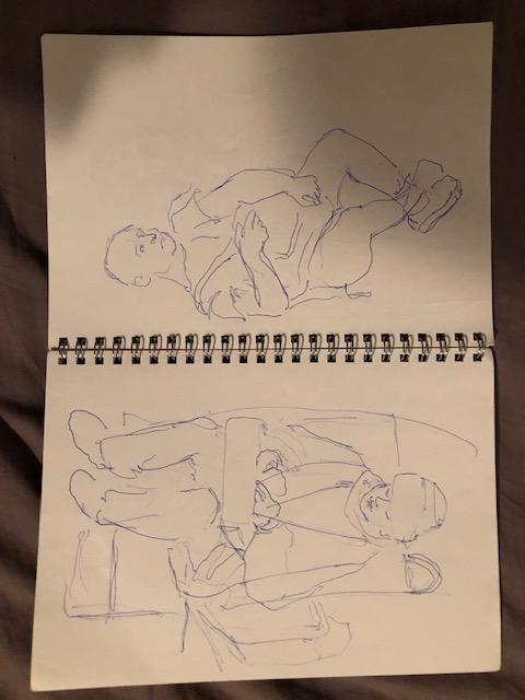 troc de troc petit carnet de croquis réalisés dans le métro (2025) image 0