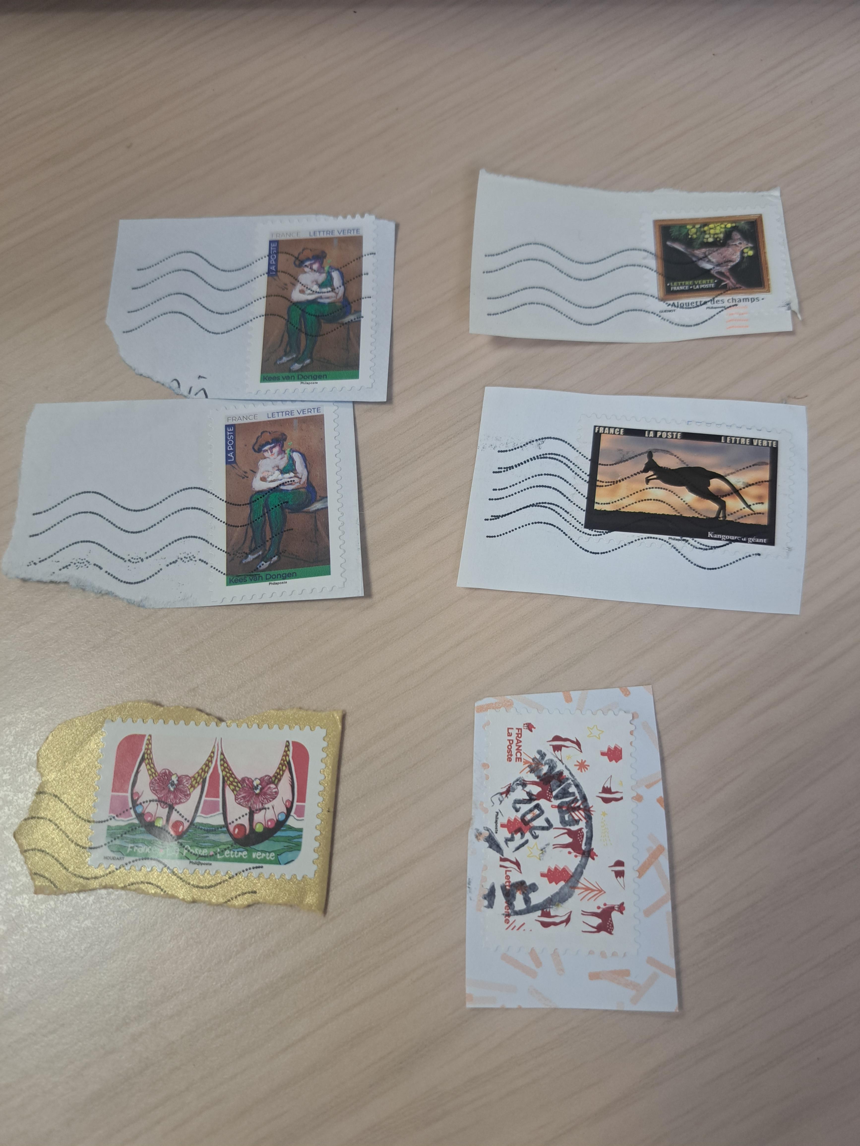 troc de troc lot de timbres oblitérés image 0