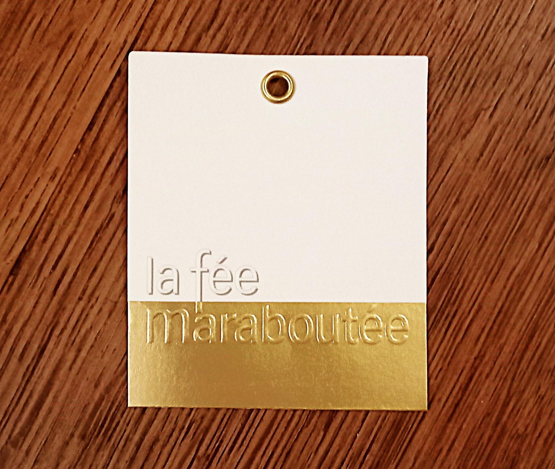 troc de troc etiquette "la fée maraboutée". image 0