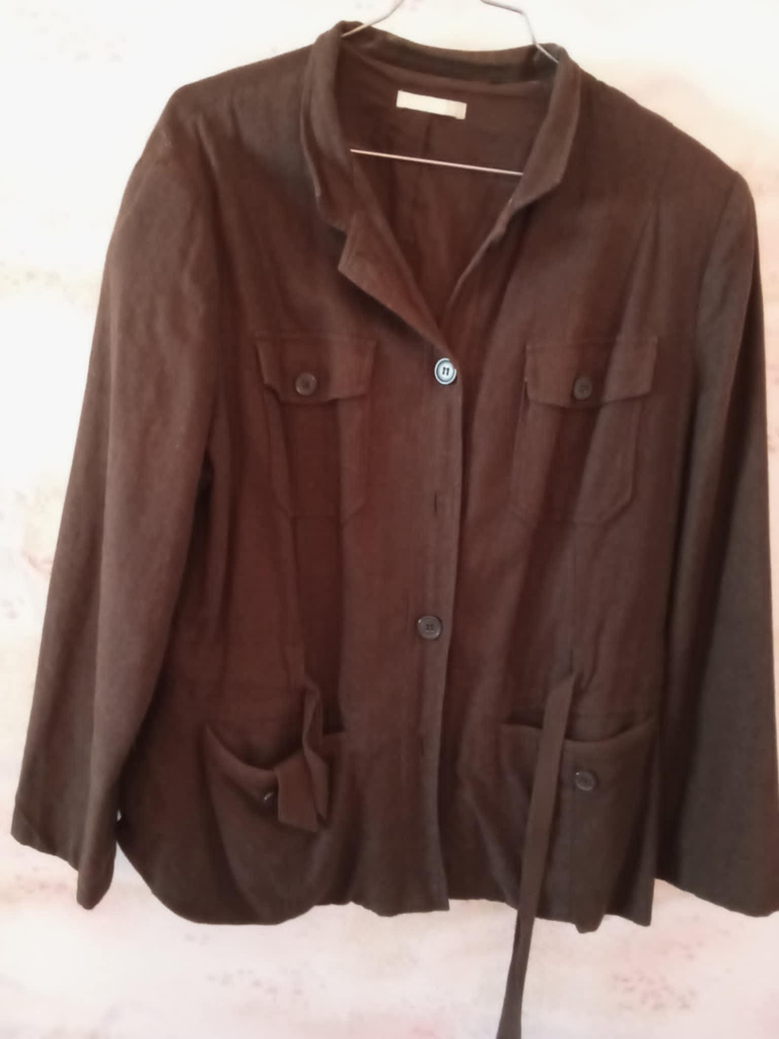 troc de troc veste marron demi saison taille 42 très bon etat image 0