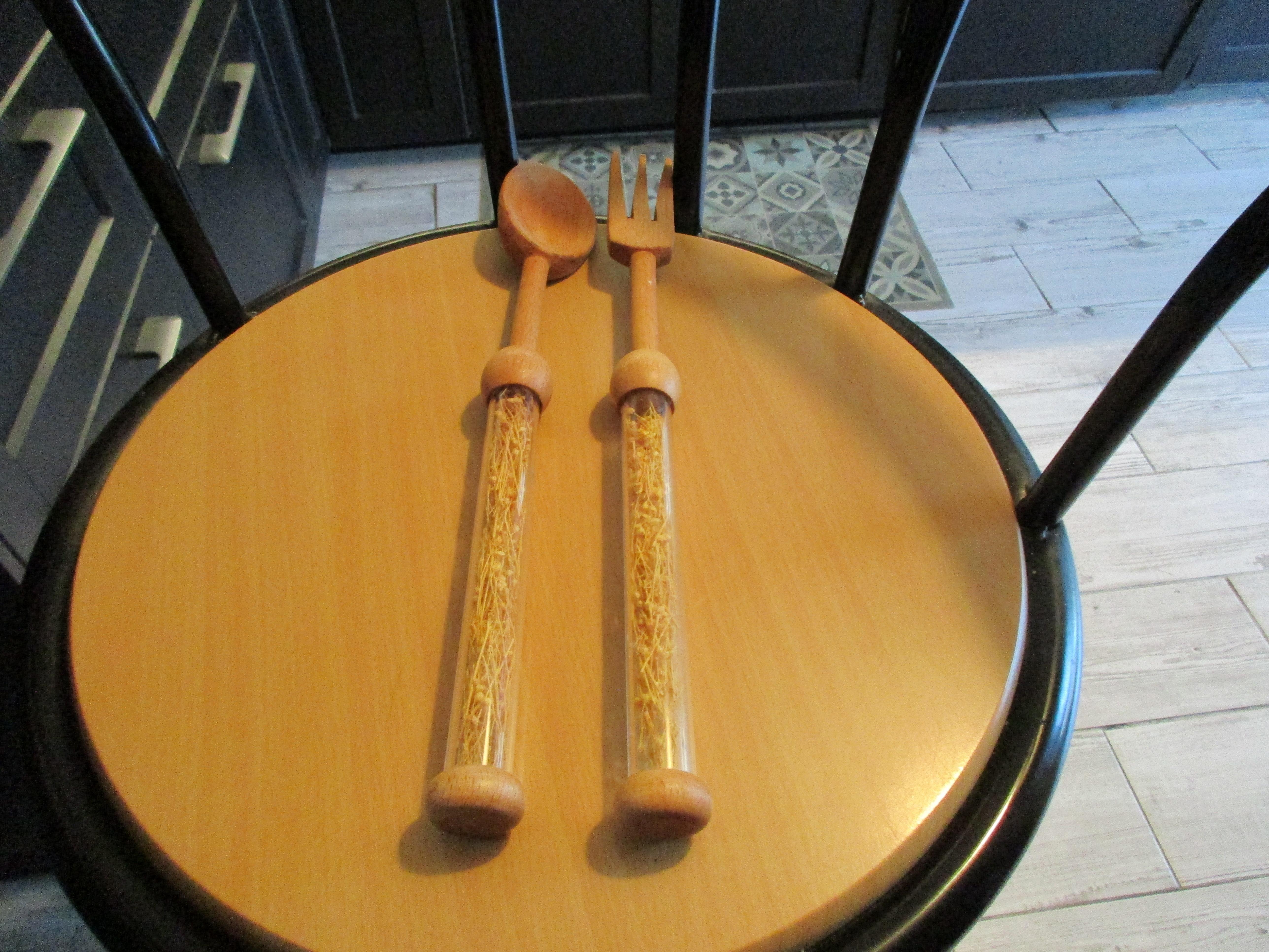 troc de troc couverts salade bois et plastique image 0