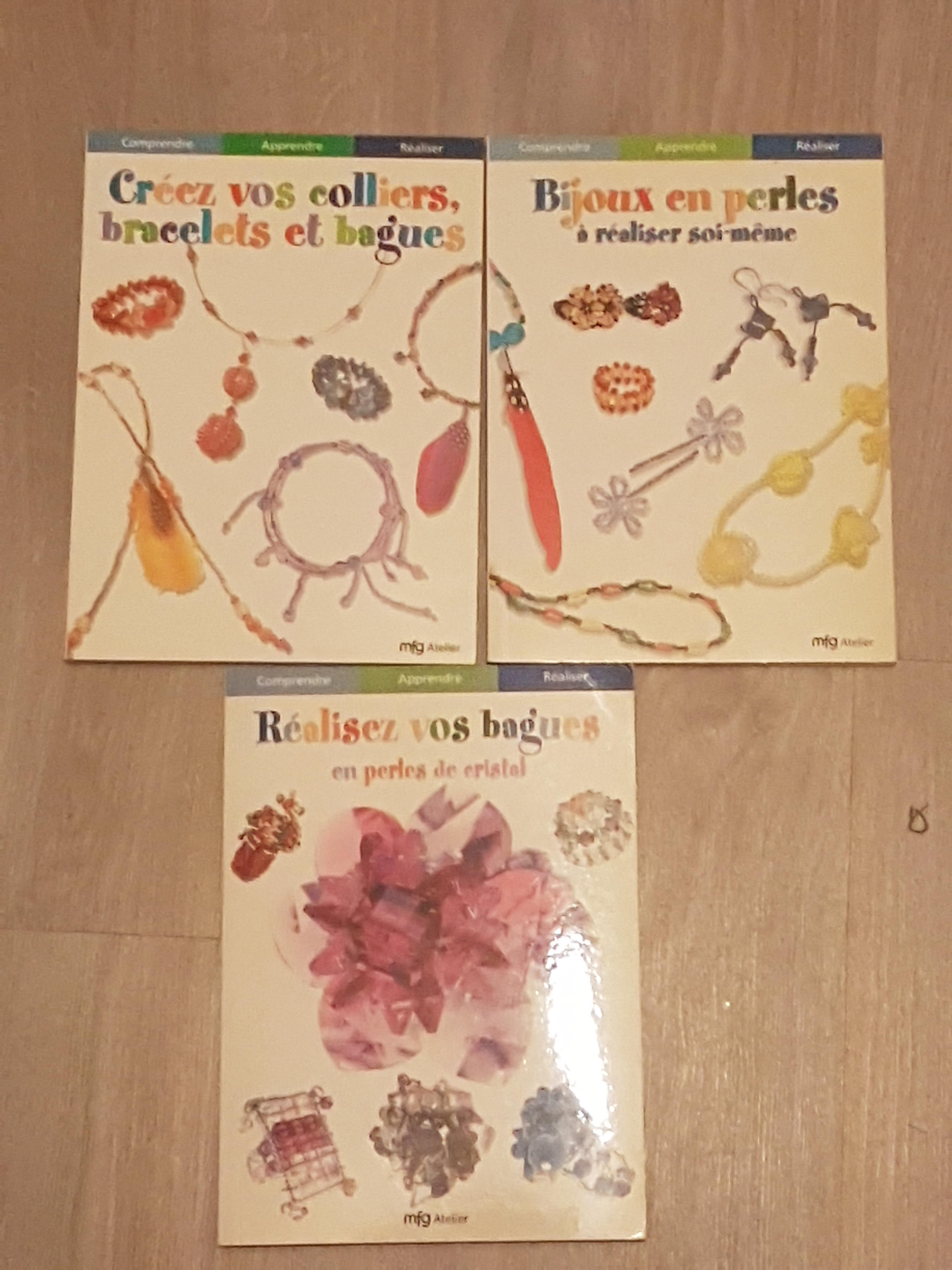 troc de troc lot de 3 livres bijoux en perles image 1