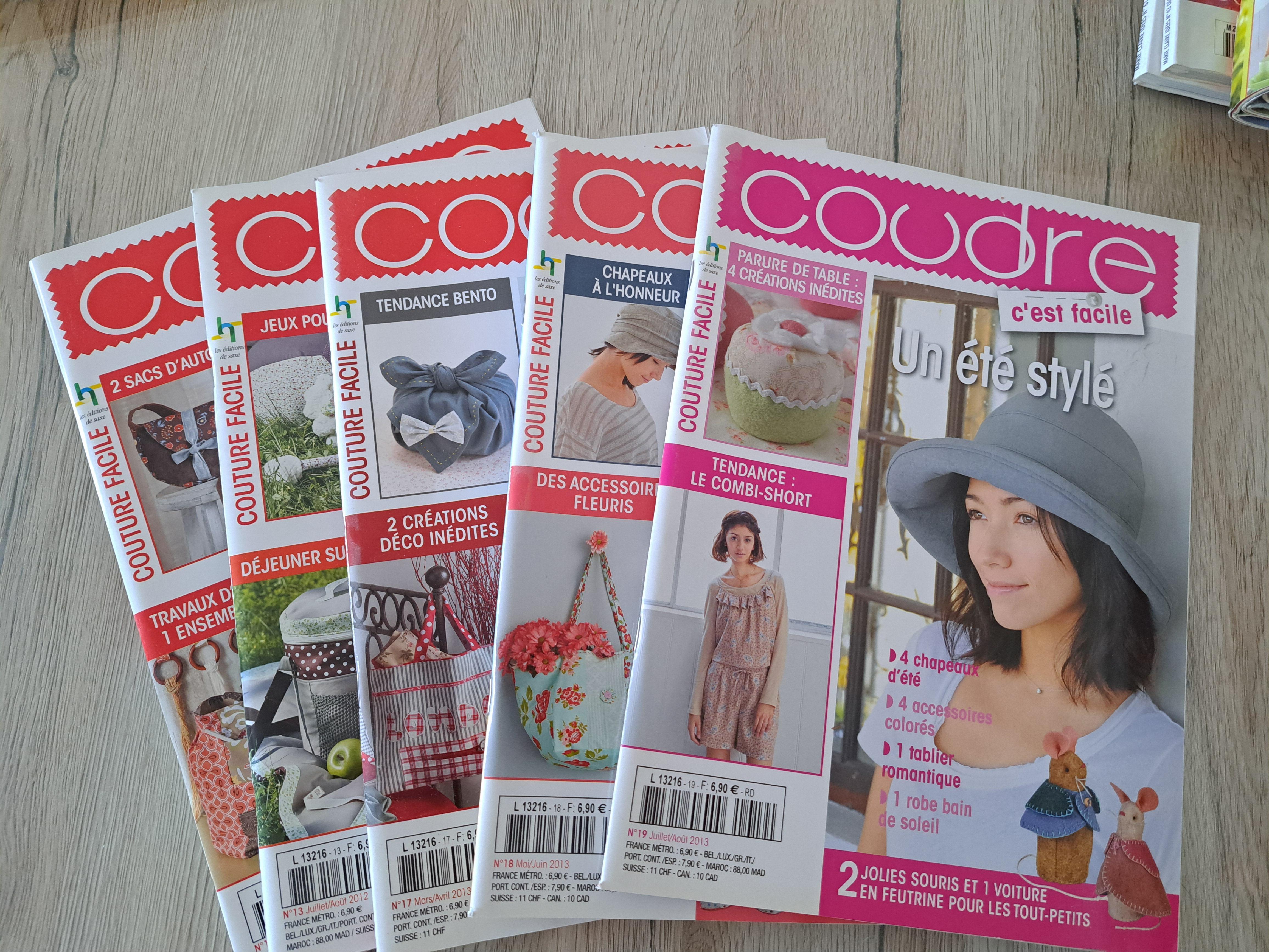 troc de troc lot 5 magazines "coudre" image 0