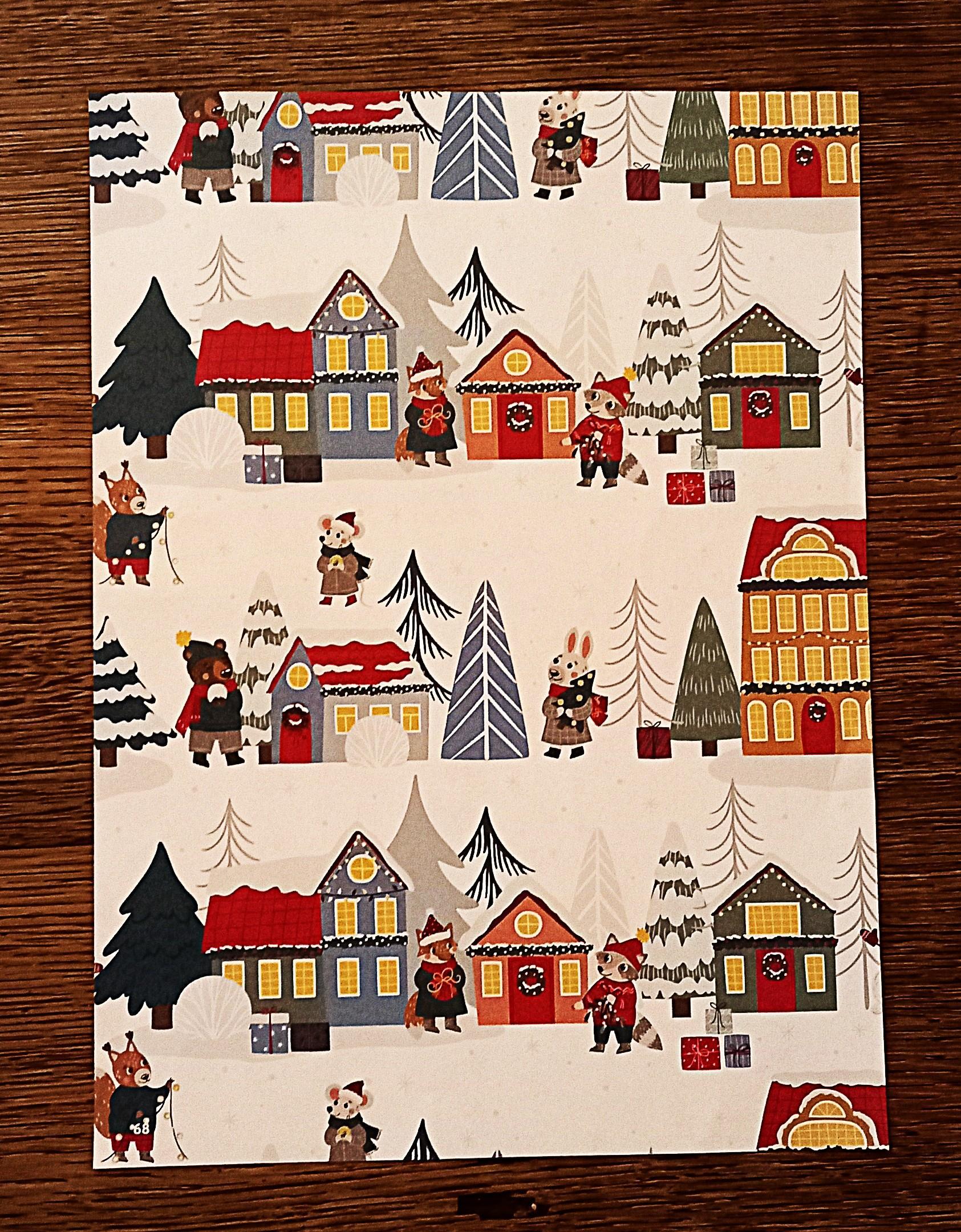 troc de troc papier créatif de noël. image 1