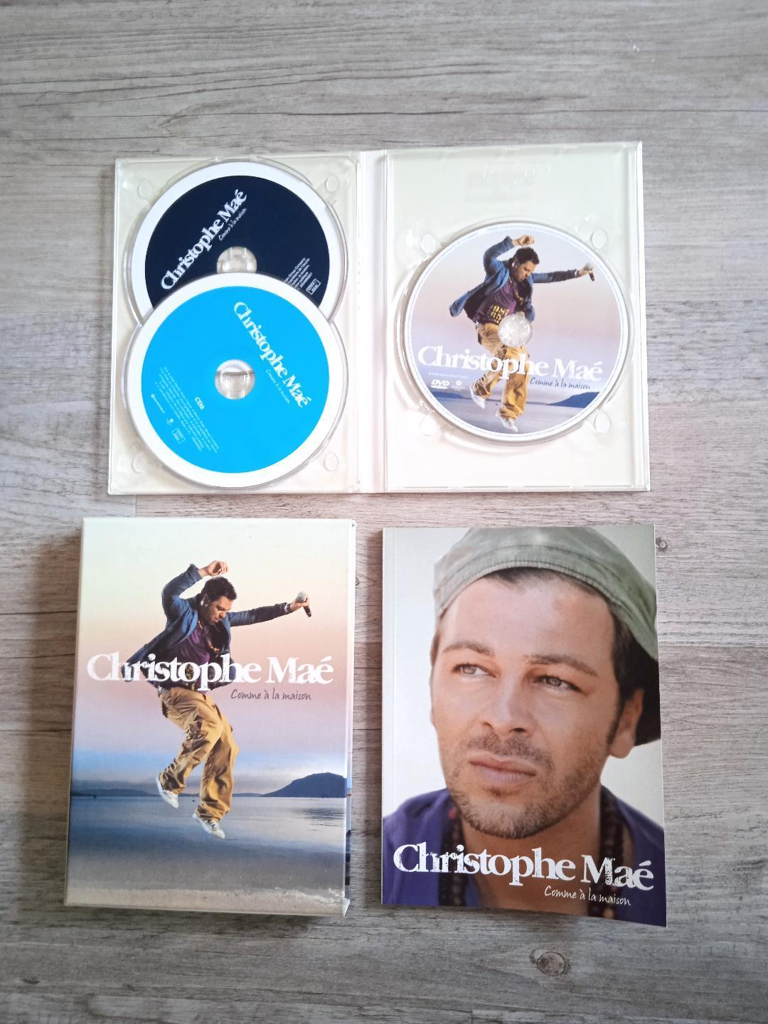 troc de troc coffret christophe maé - cd + dvd + livret image 1