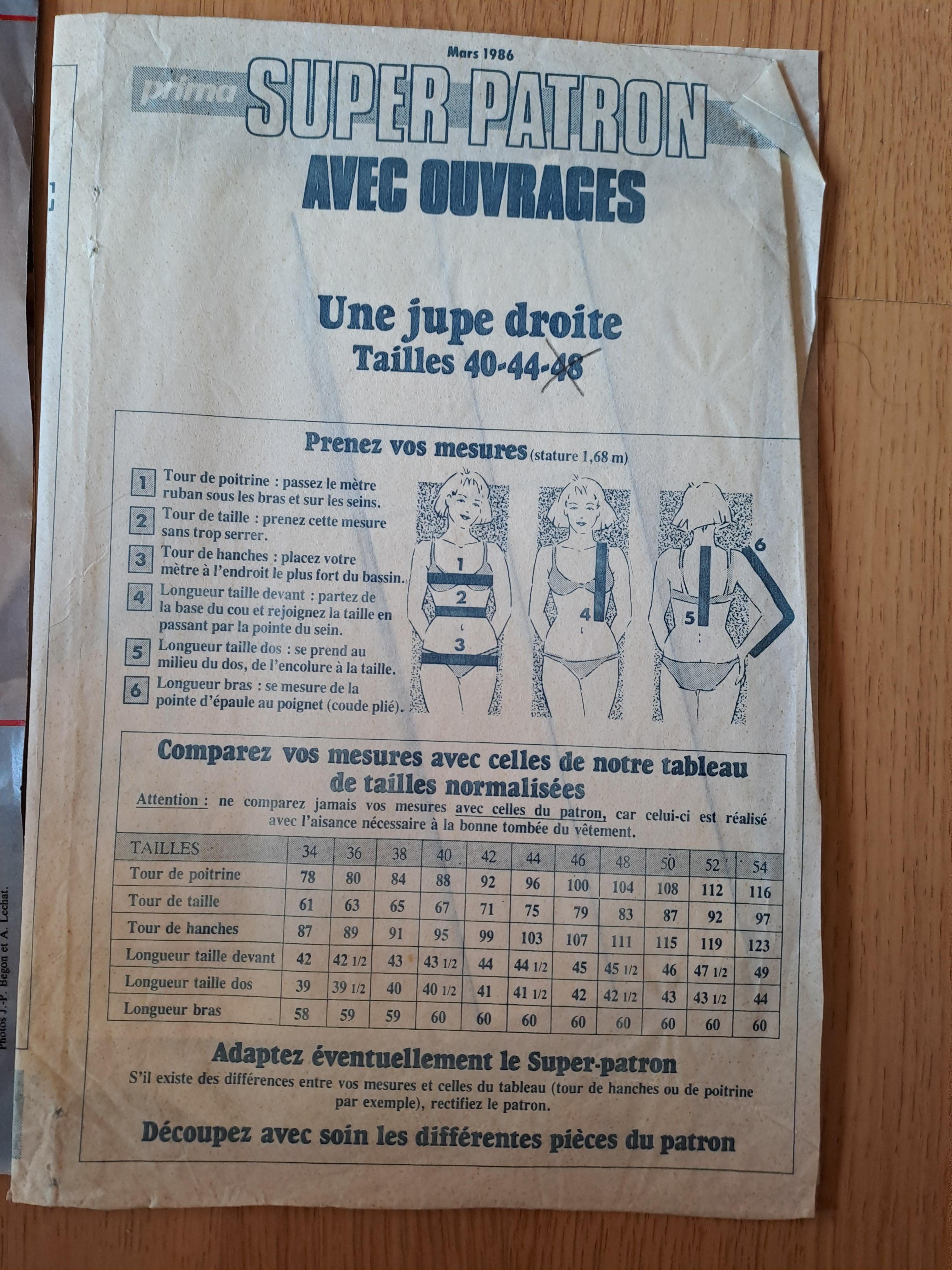 troc de troc patron couture jupe droite 40 à 44 image 2