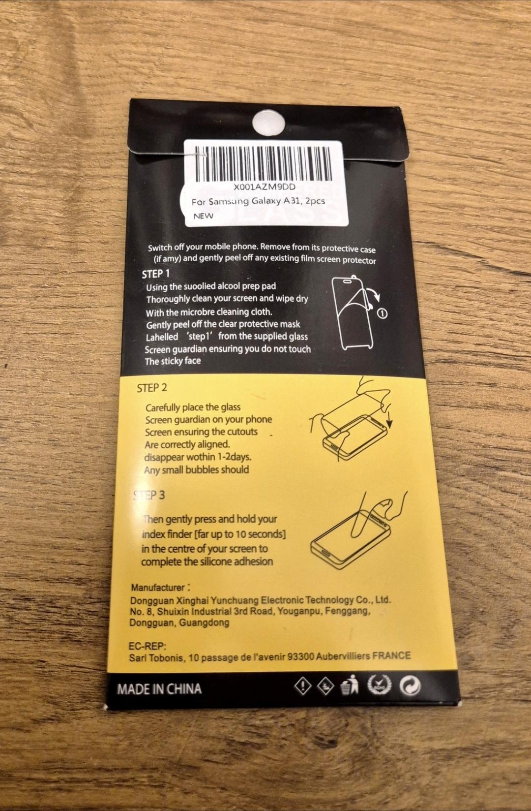 troc de troc vitre de protection samsung a31 image 1