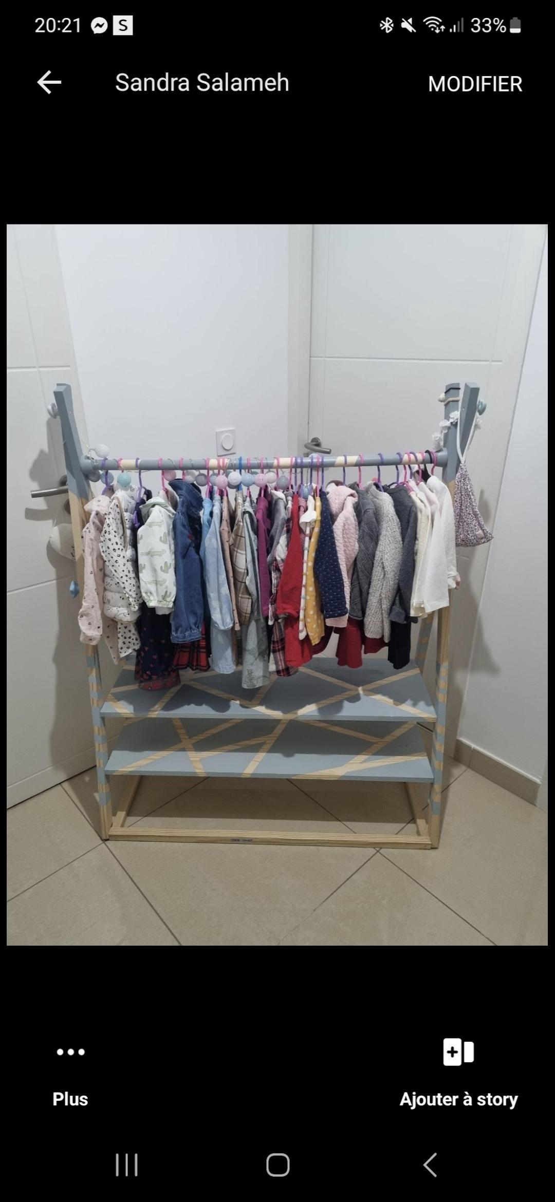 troc de troc portant enfant fait main comme neuf image 0