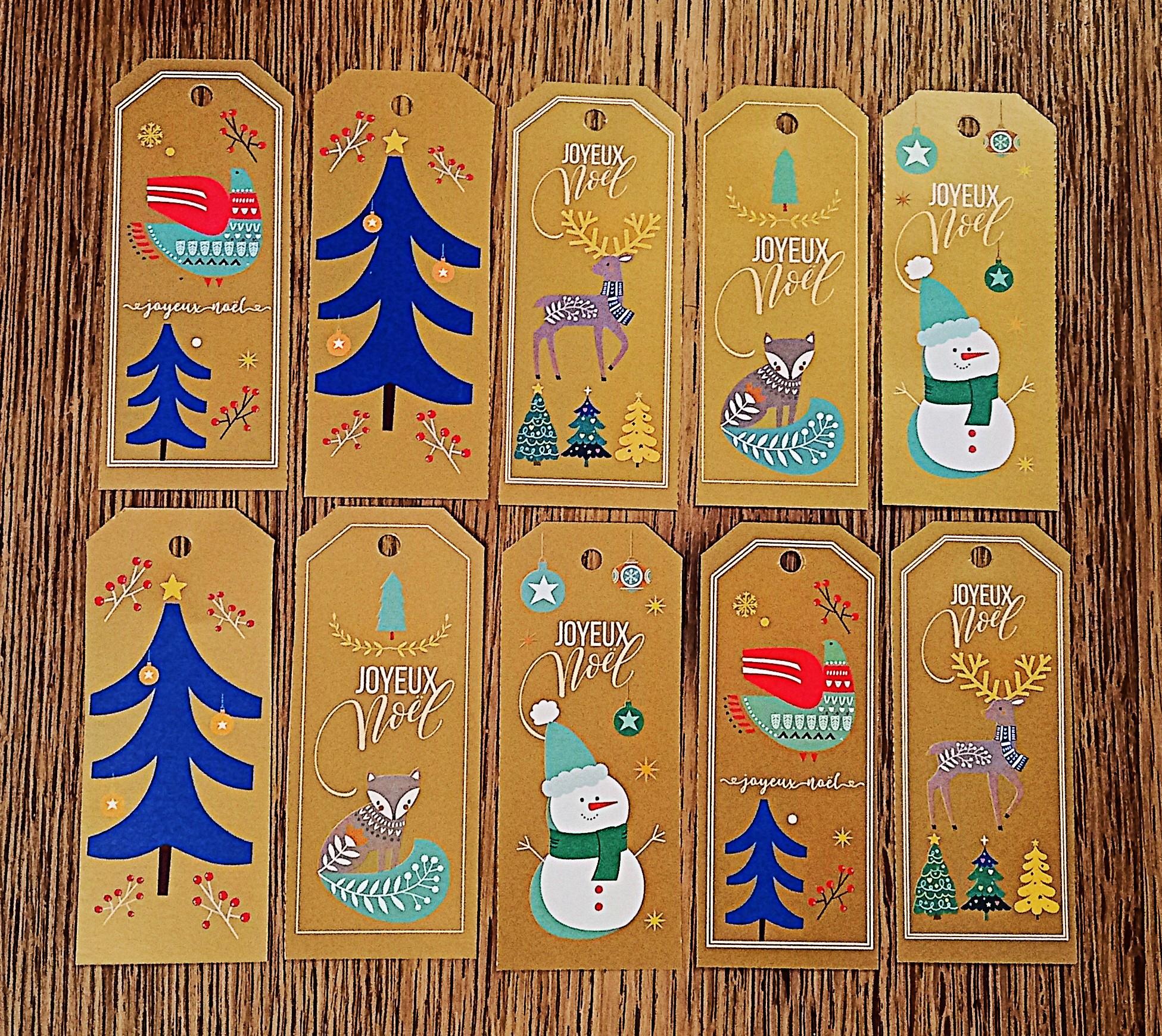 troc de troc etiquettes "joyeux noël". image 0