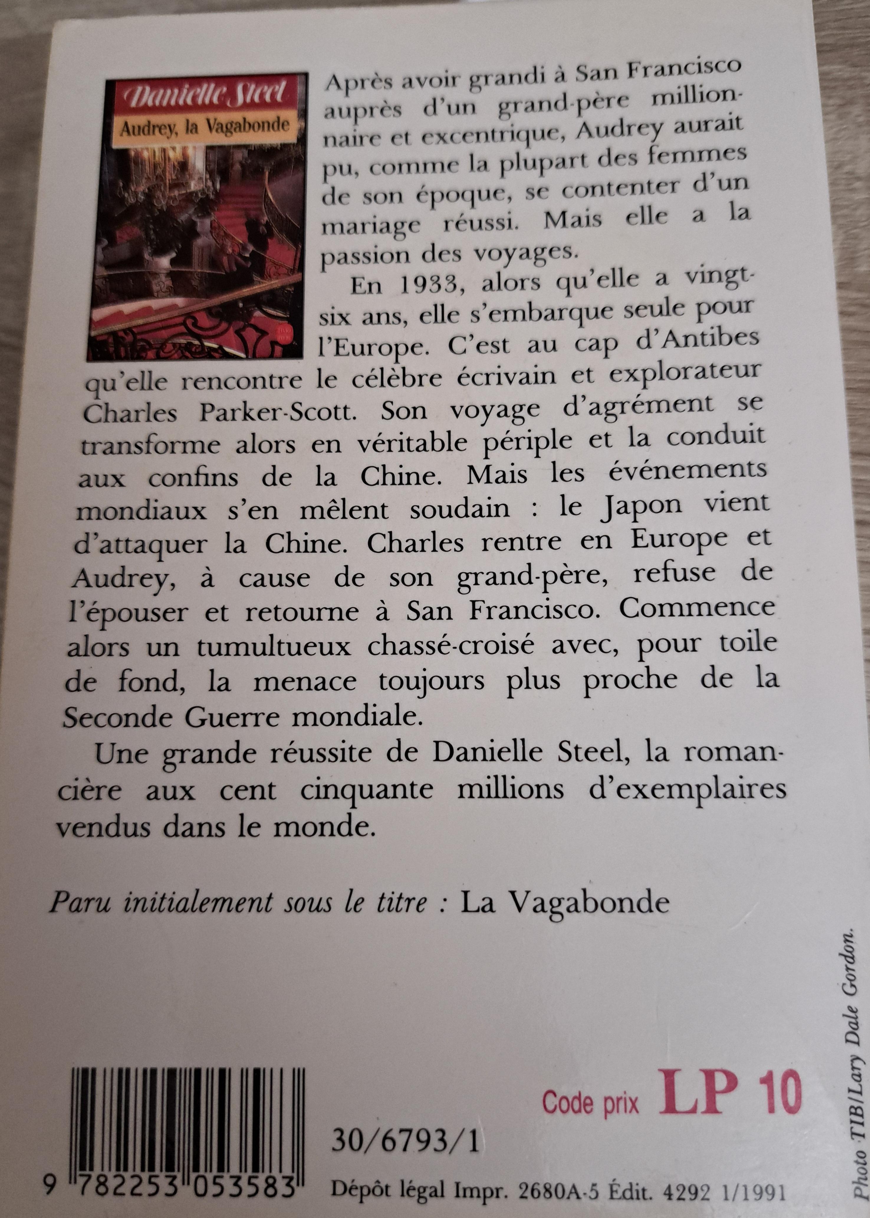troc de troc audrey la vagabonde de danielle steel image 1