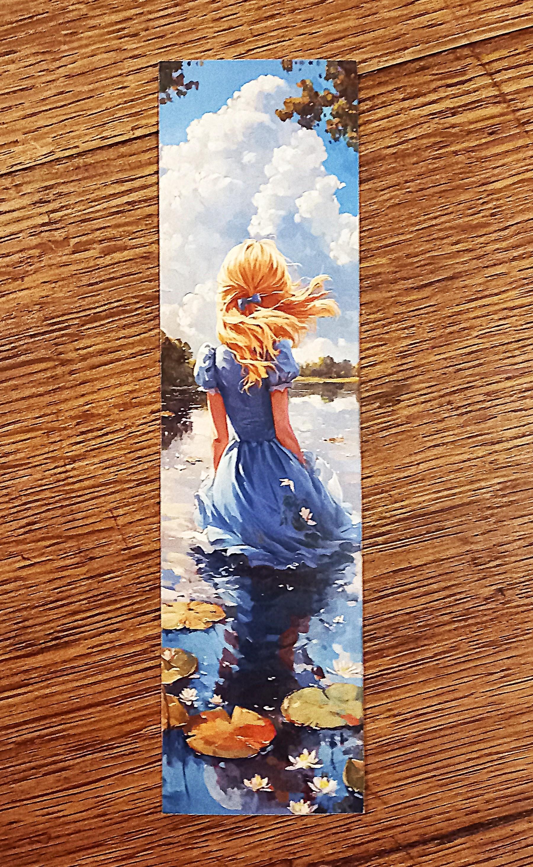 troc de troc marque-page "la fille aux nymphéas". image 0