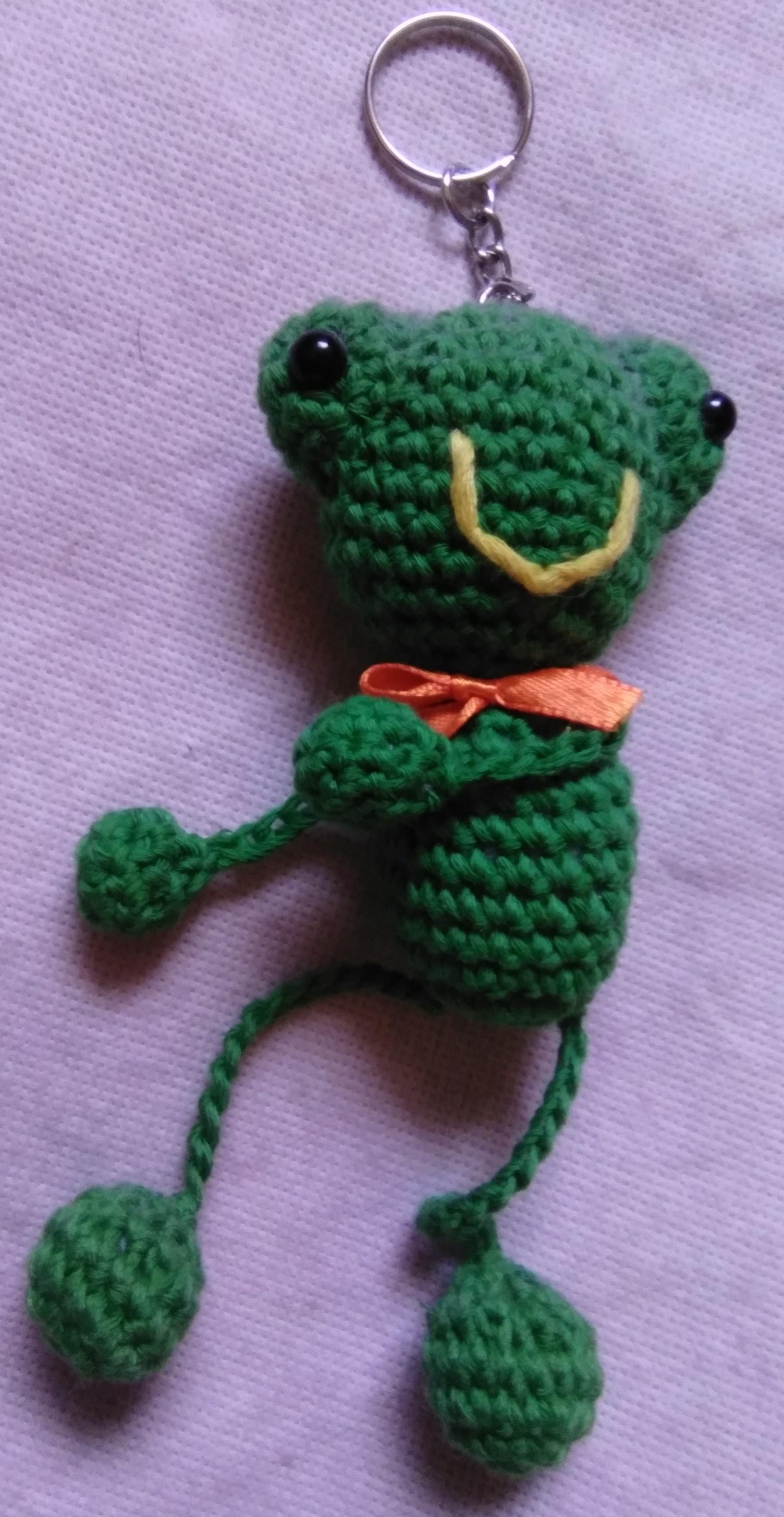 troc de troc porte clé, grenouille, très bon état image 0