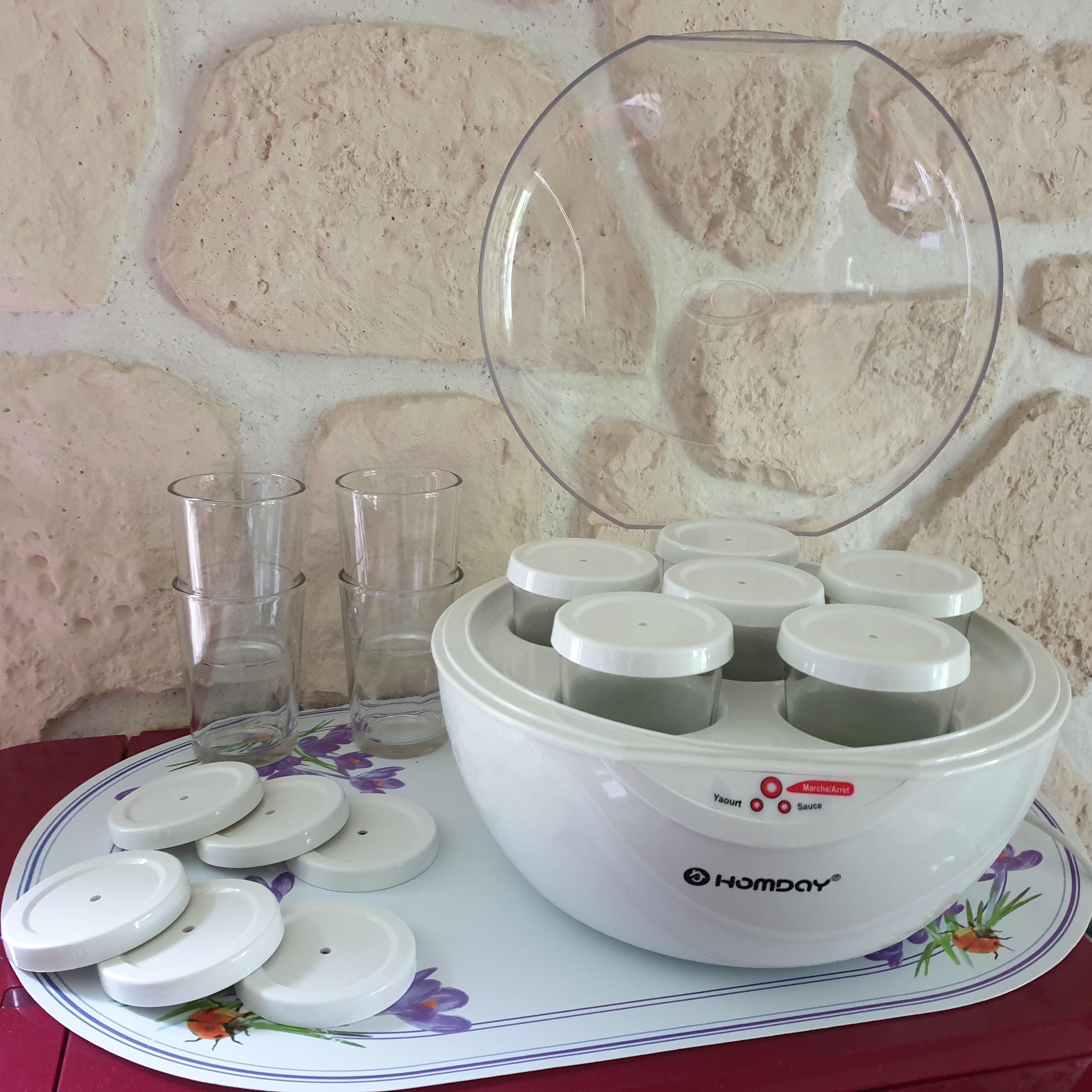 troc de troc réservé ** yaourtière 6 pots + 4 image 1