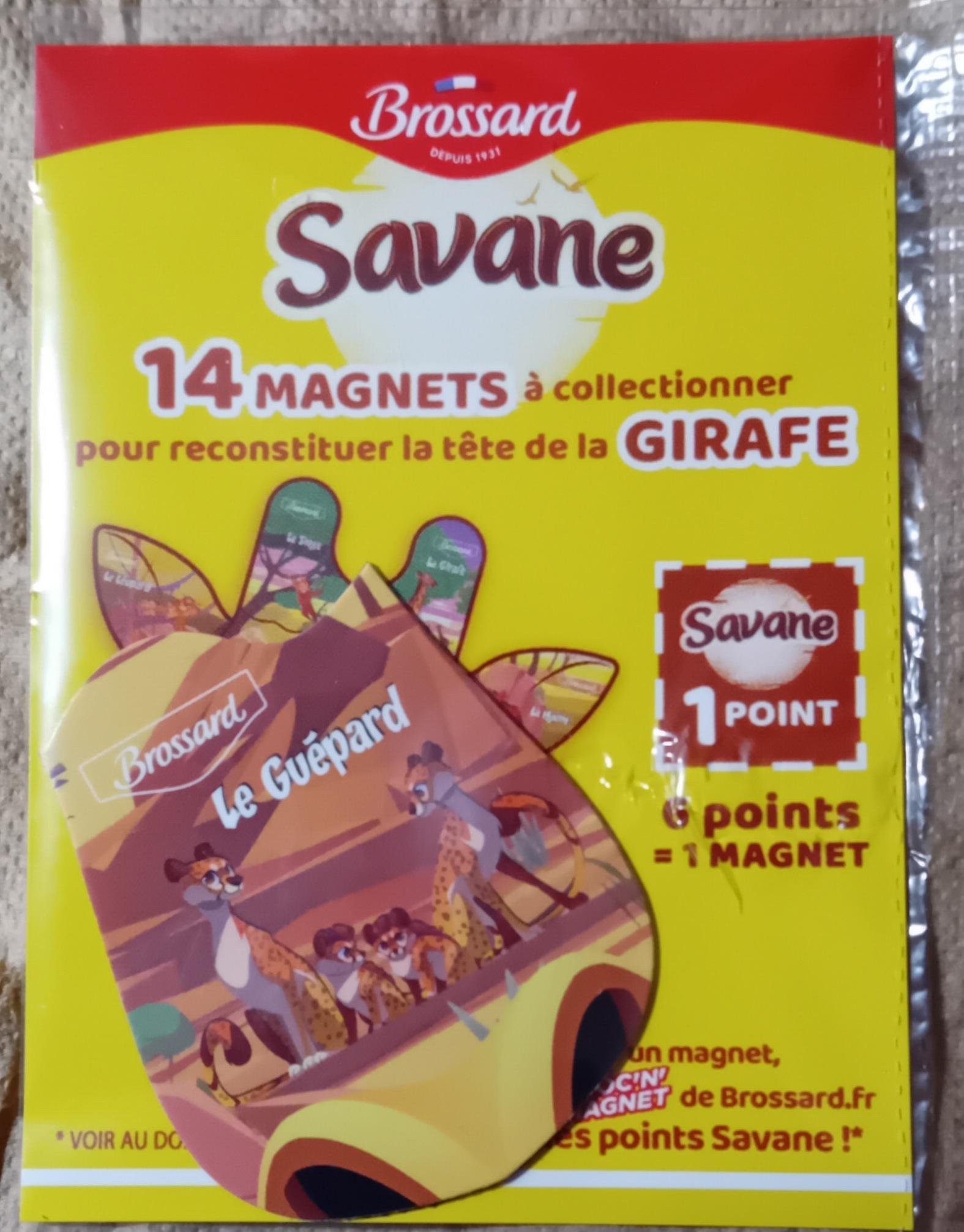 troc de troc magnet savane girafe le guépard image 0