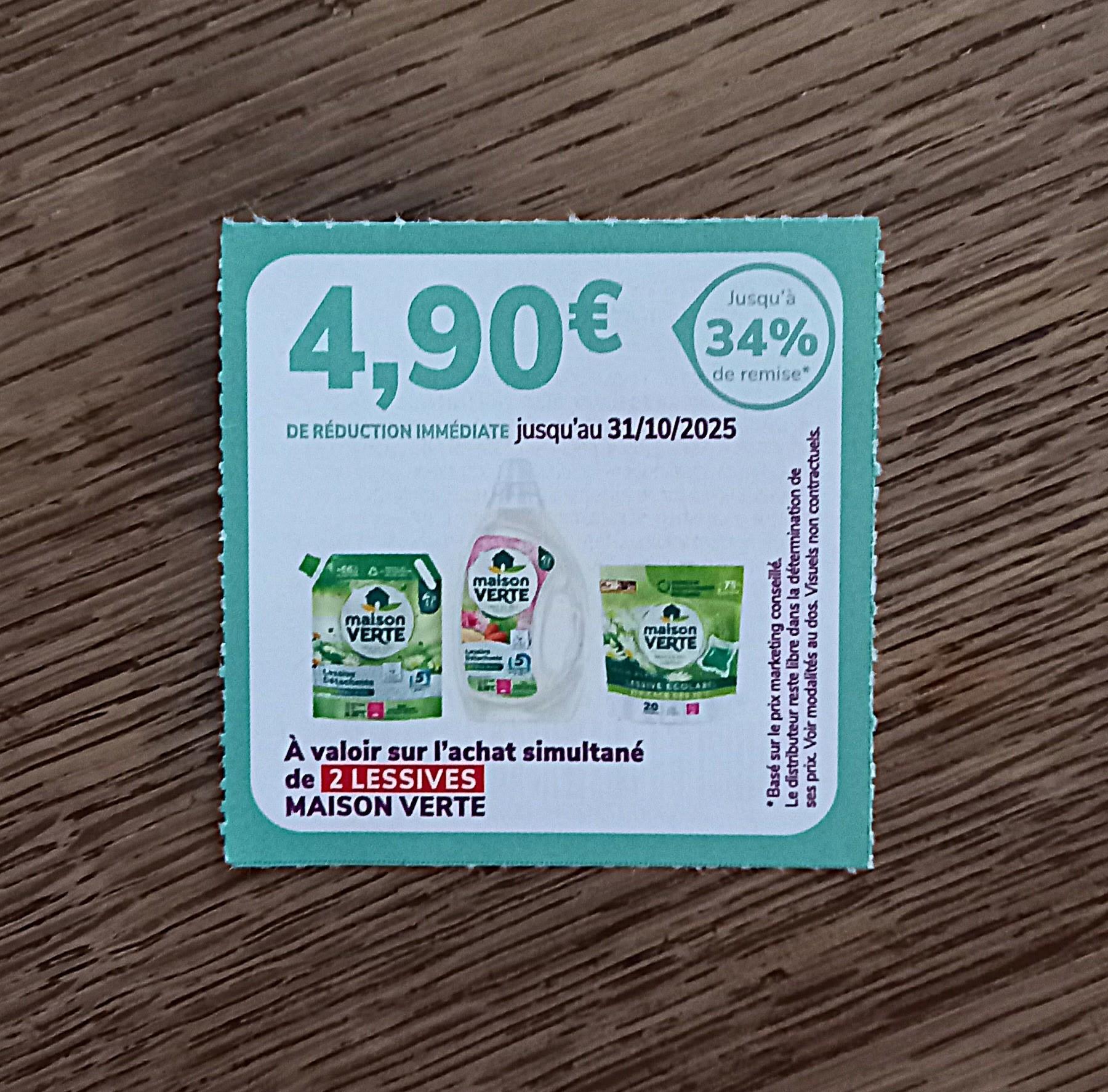 troc de troc bon de réduction maison verte. image 0