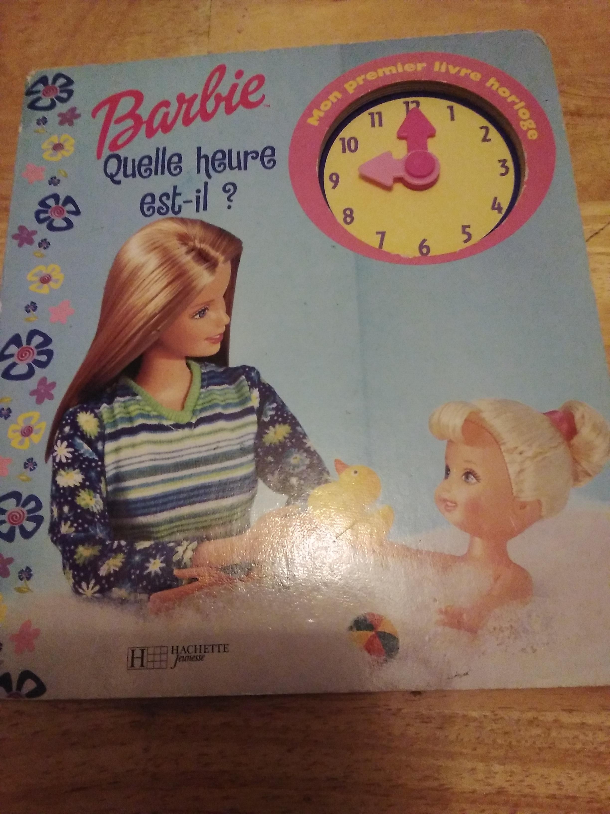 troc de troc livre barbie pour apprendre à lire l’heure image 0