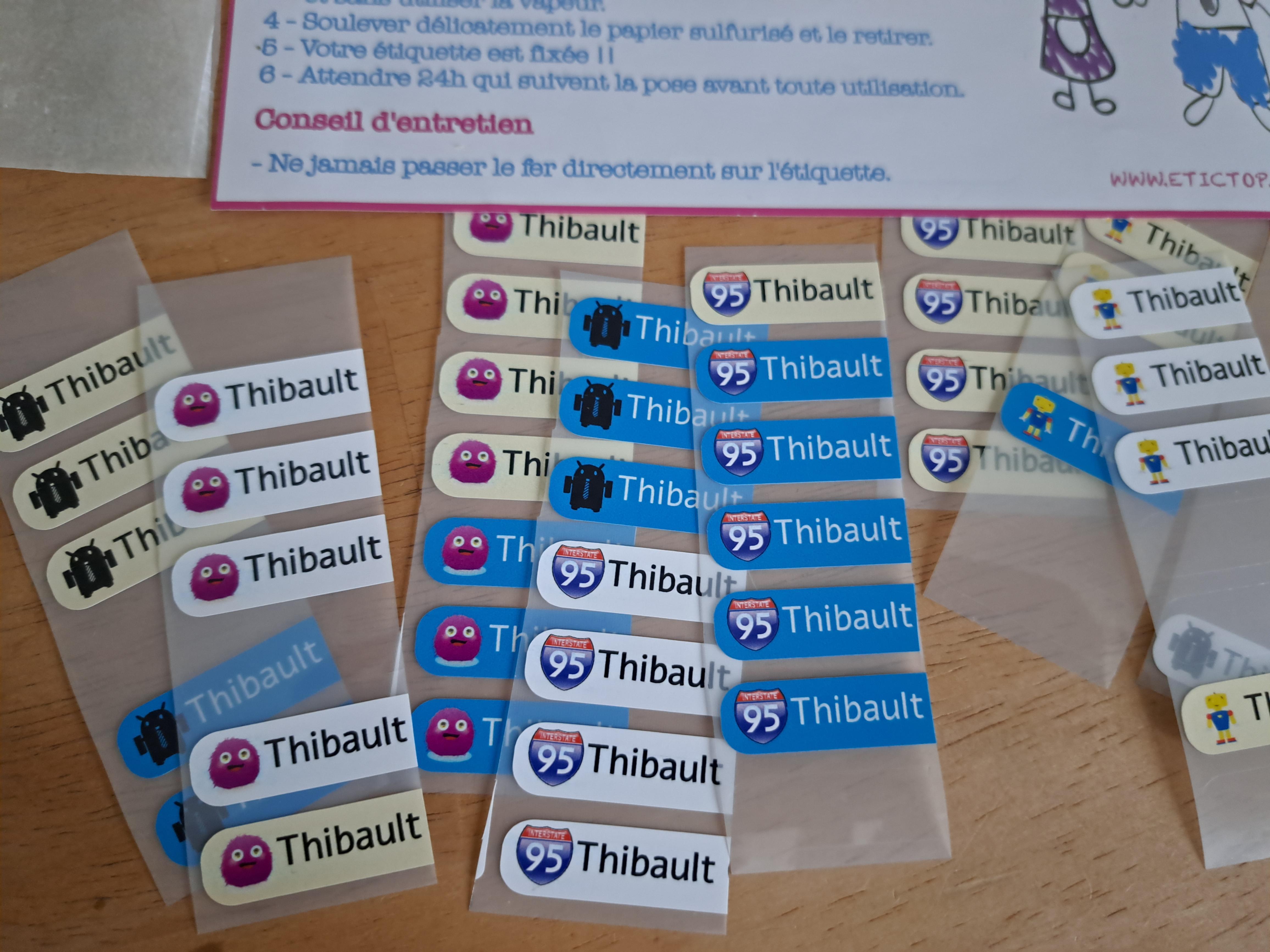 troc de troc Étiquettes thermocollantes image 1
