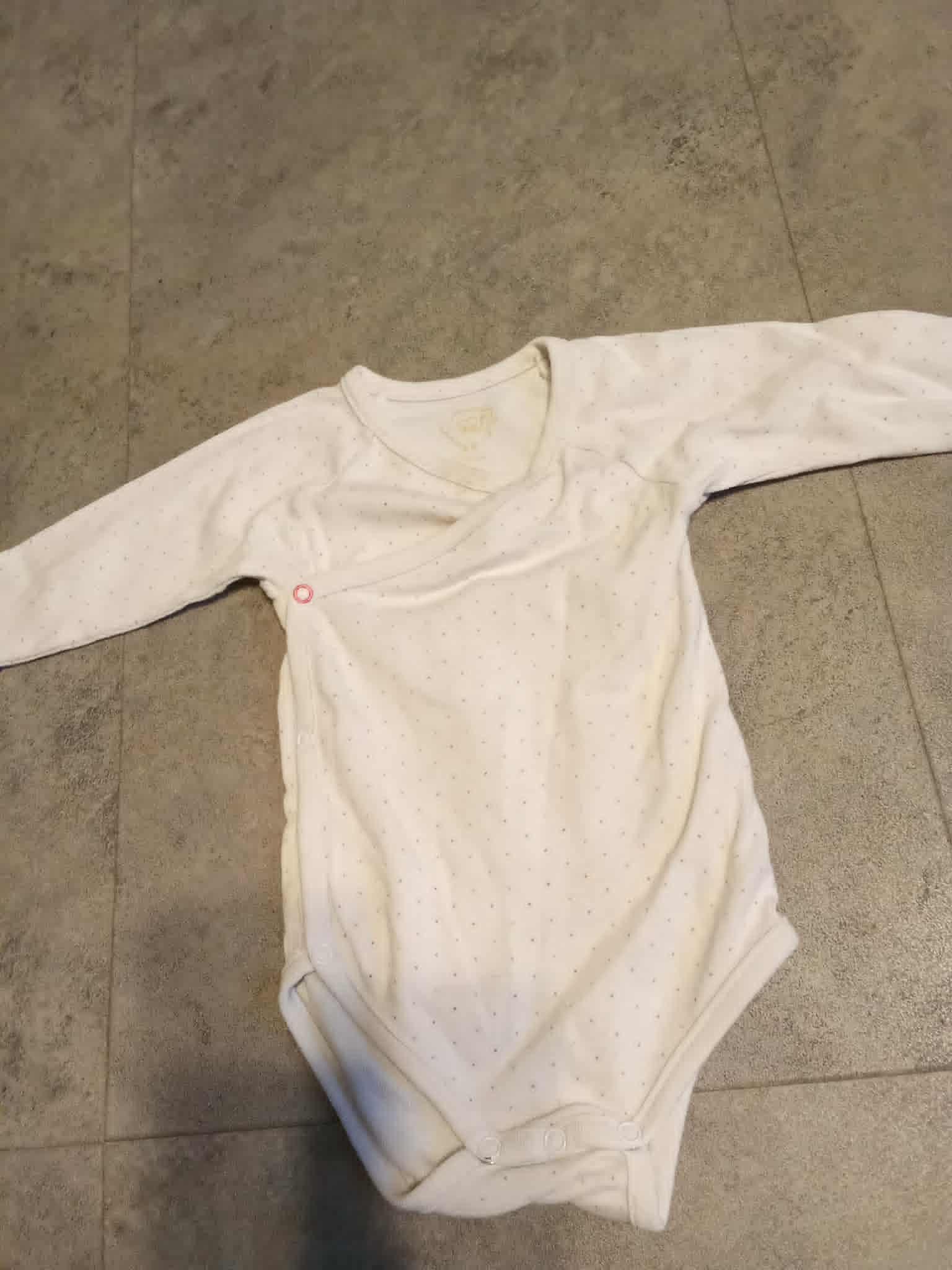 troc de troc body   blanc petit pois 9 mois image 0