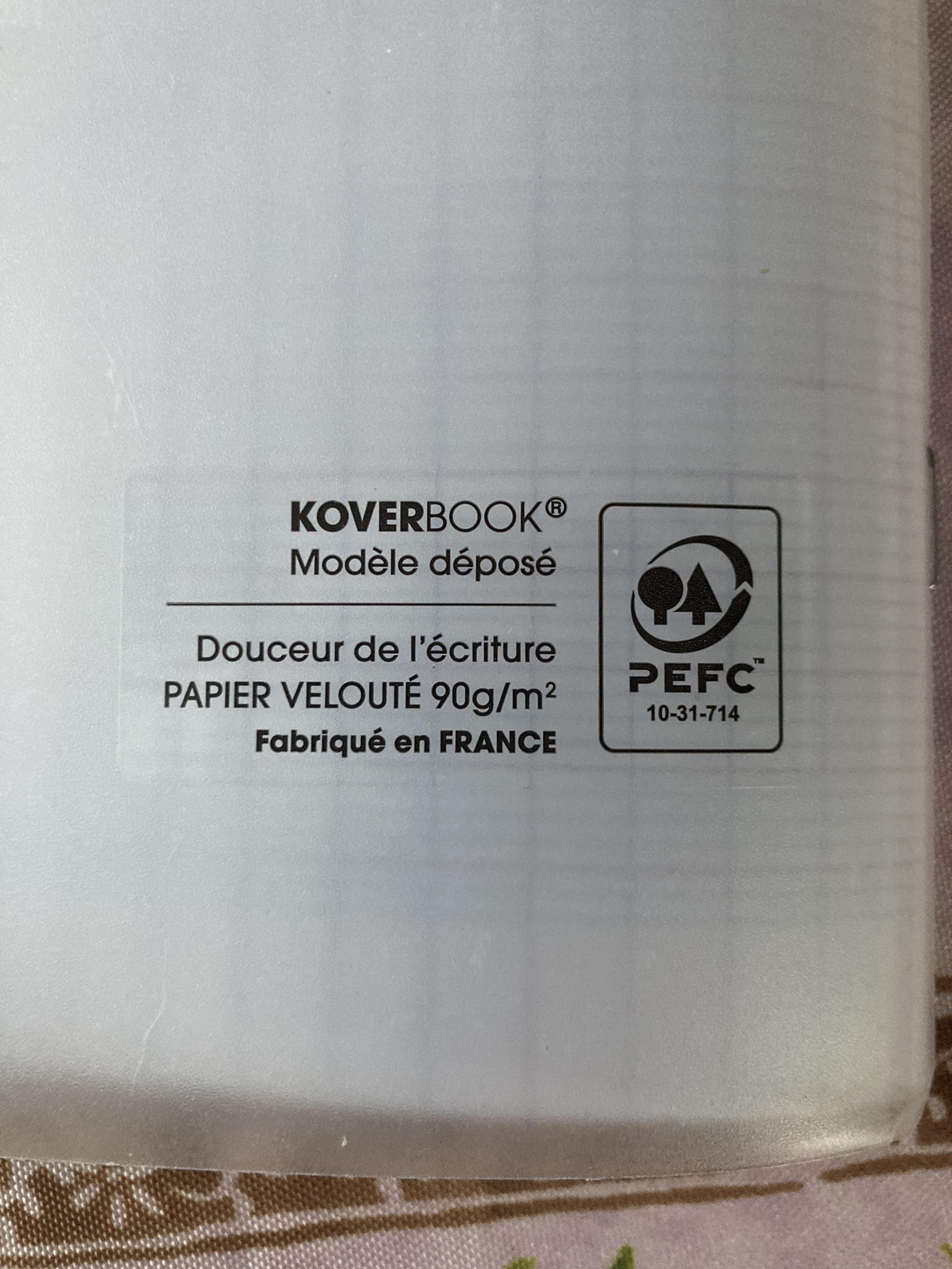 troc de troc réservé cahier 24x32 cm grand carreaux image 1