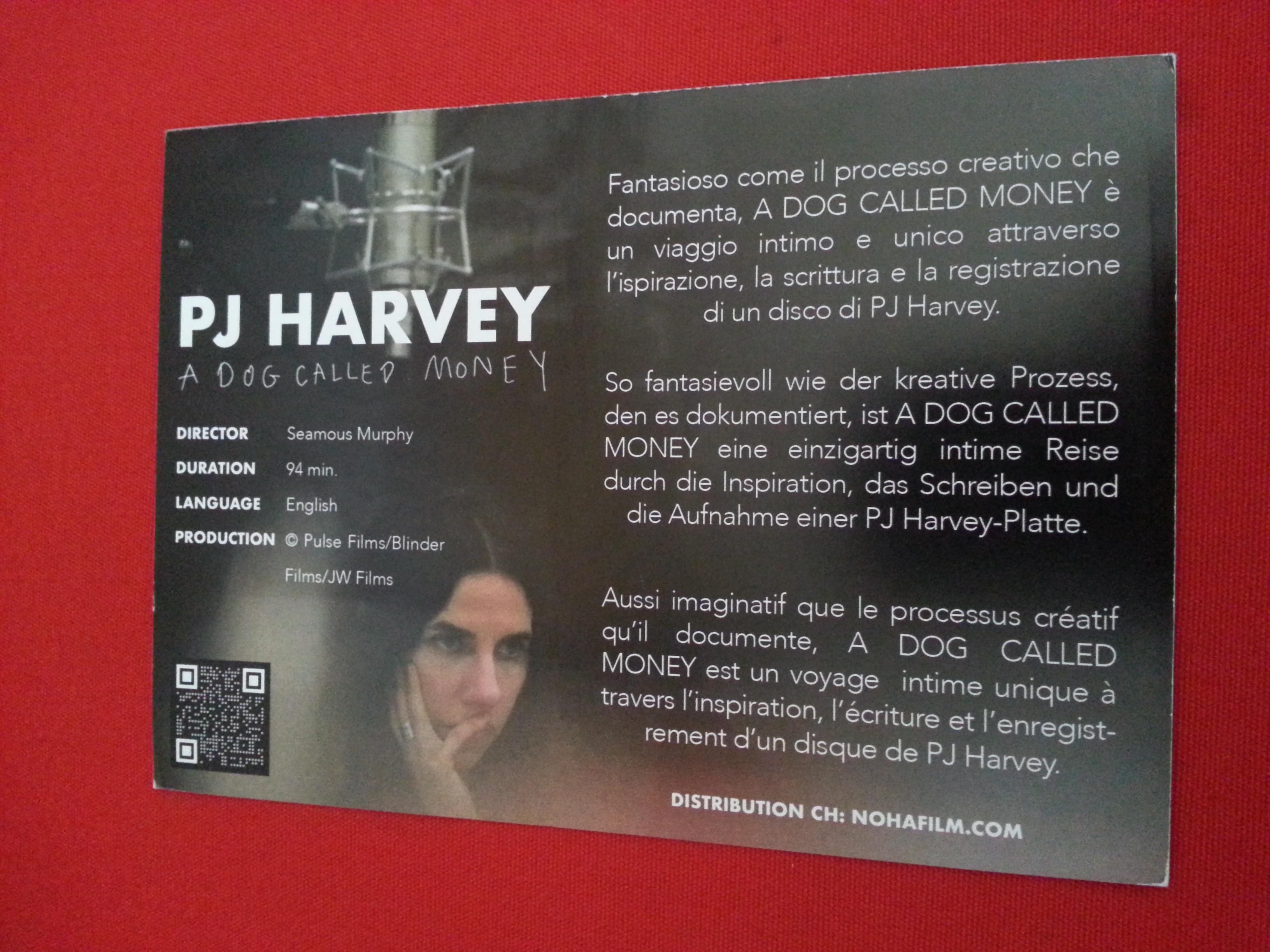 troc de troc carte cinéma " p j harvey " avec flash code image 1