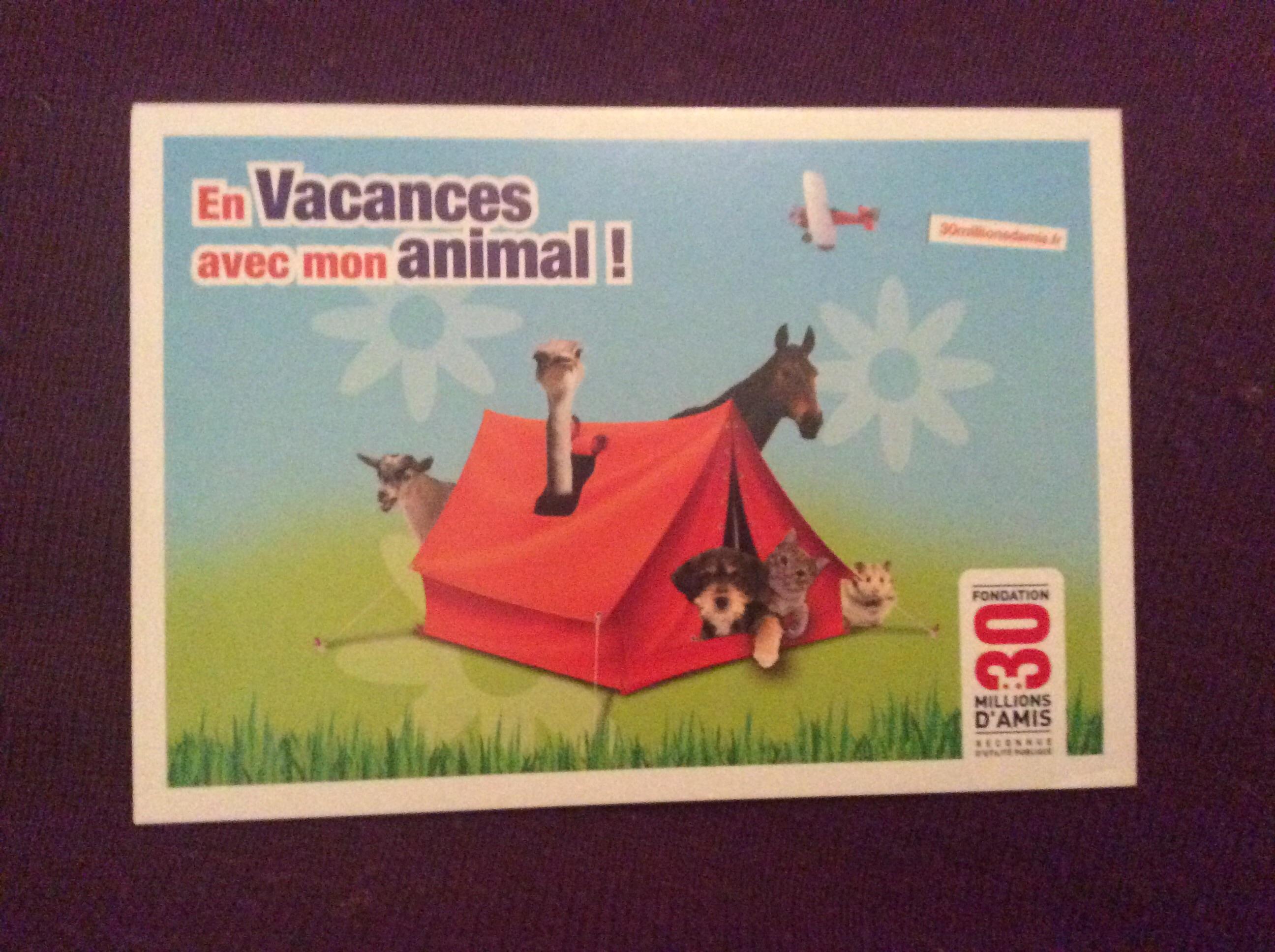 troc de troc carte postale 30 millions d’amis vacances image 0