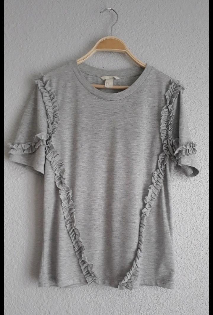 troc de troc tee-shirt gris h&m taille xs image 0