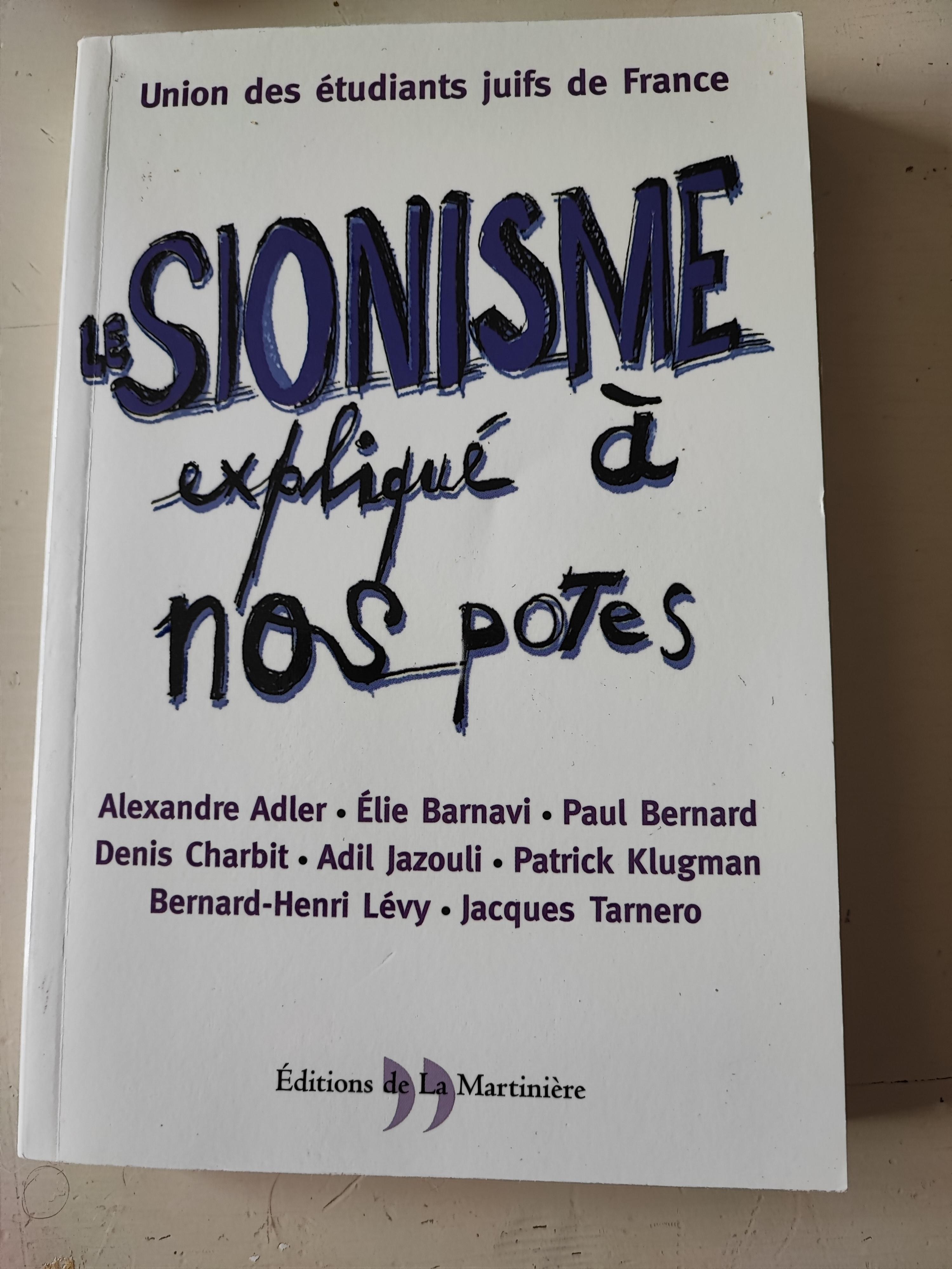 troc de troc livre le sionisme expliqué à nos potes image 0