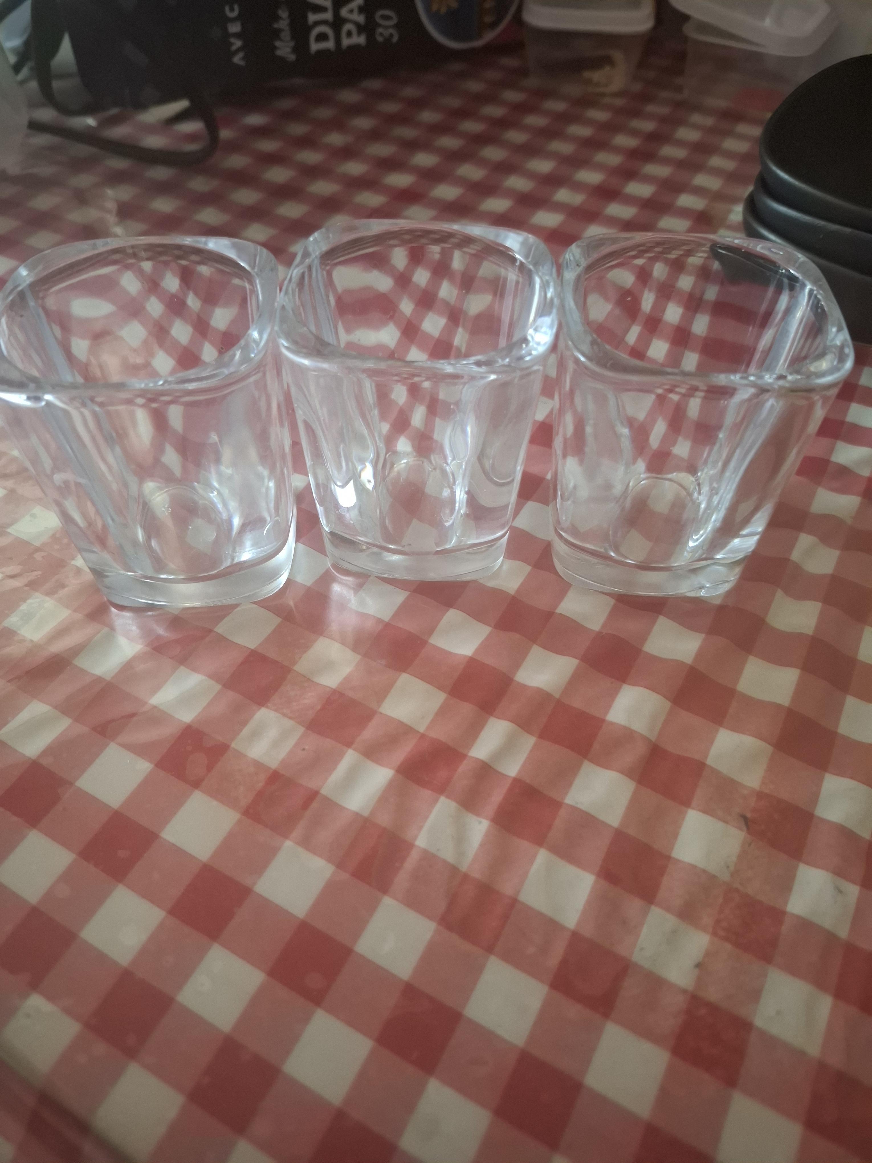 troc de troc verre alcool, bougies image 0