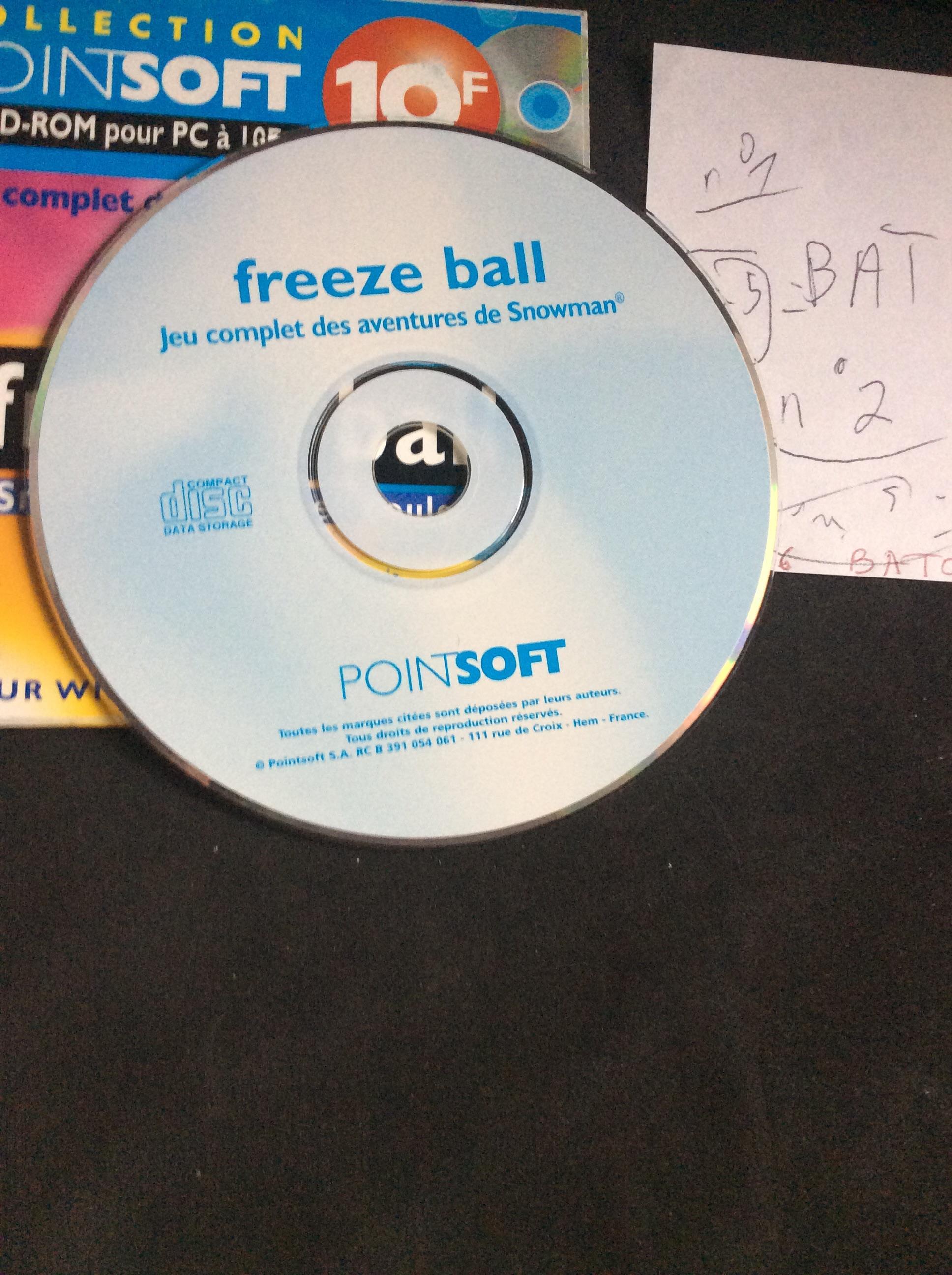 troc de troc cd-rom  années 90 je complet des aventures de snowman freeze ball image 2