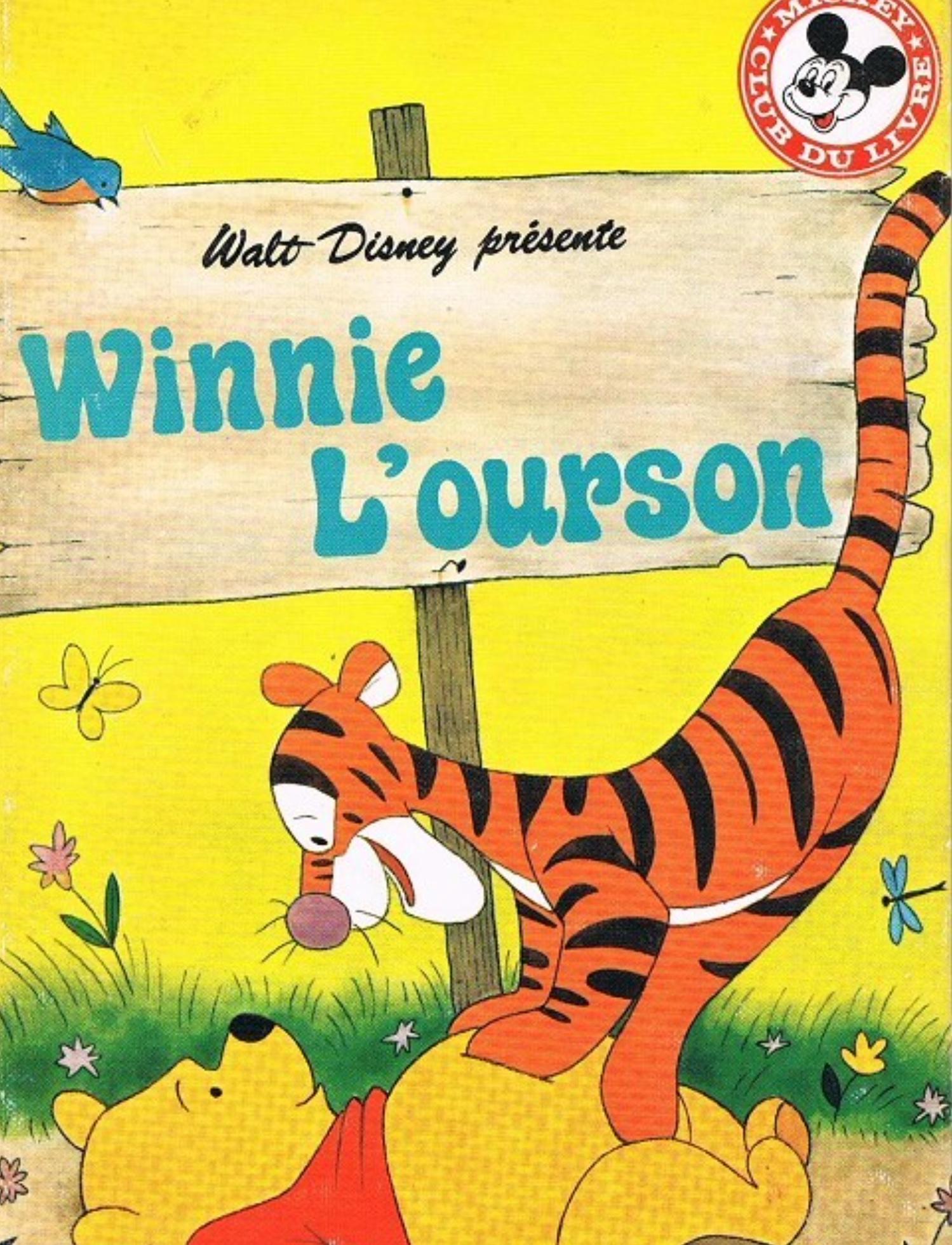 troc de troc winnie l’ourson club du livre mickey  livre de paris hachette1987 image 0