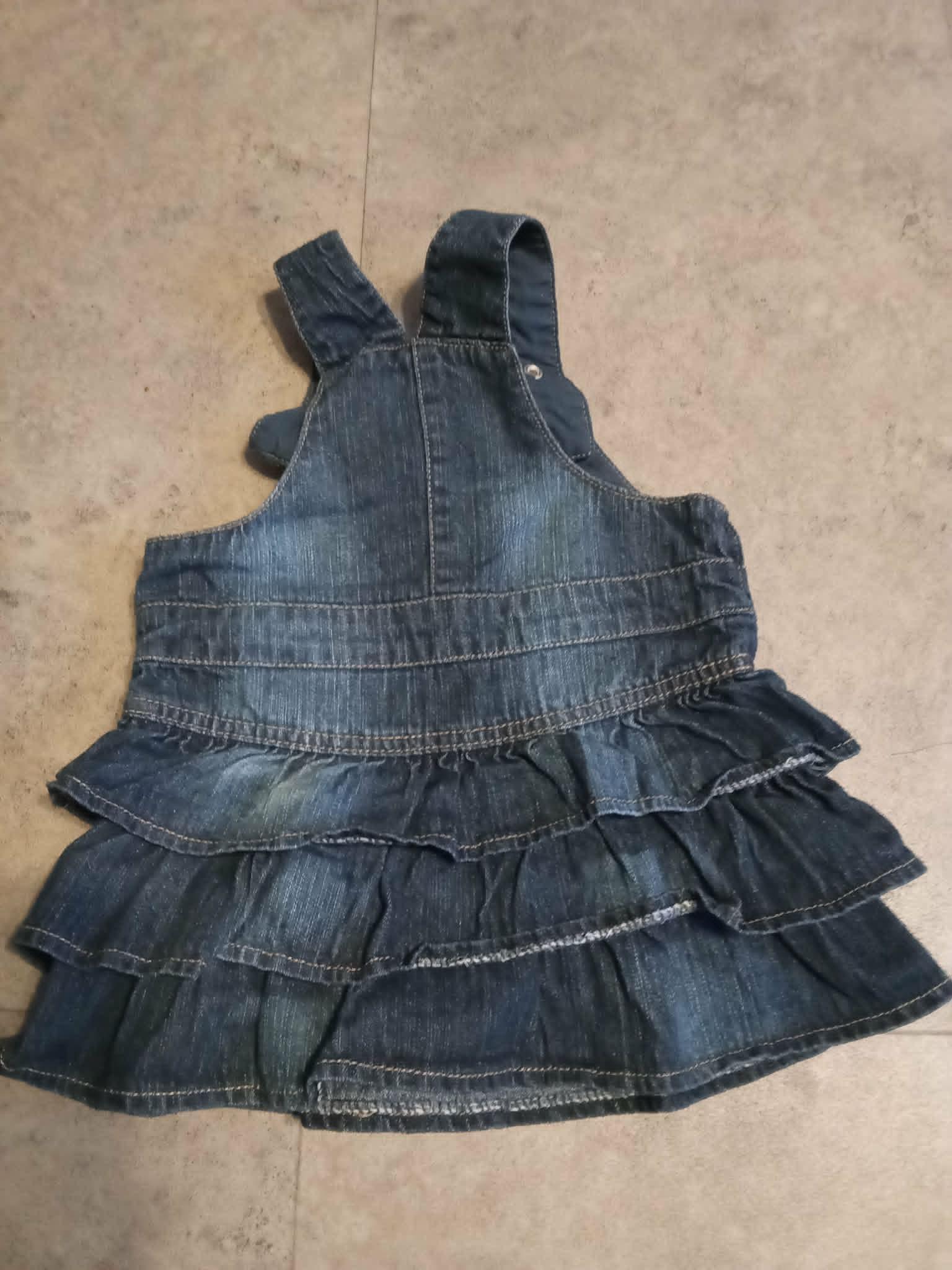 troc de troc robe 1 an neuf en jeans   marque tissuia passe en lettre image 2