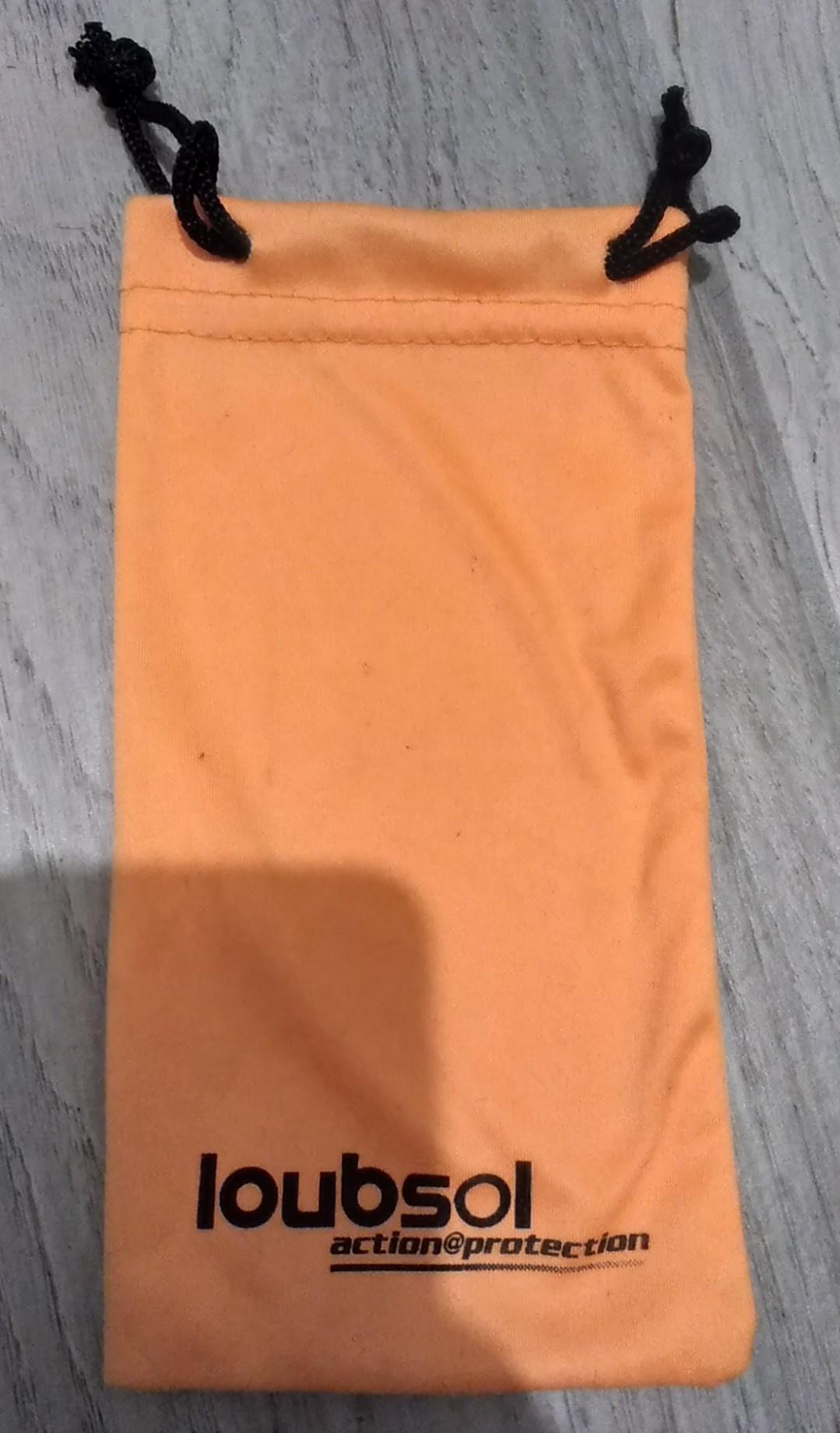 troc de troc pochette étui lunettes microfibre orange loubsol image 0