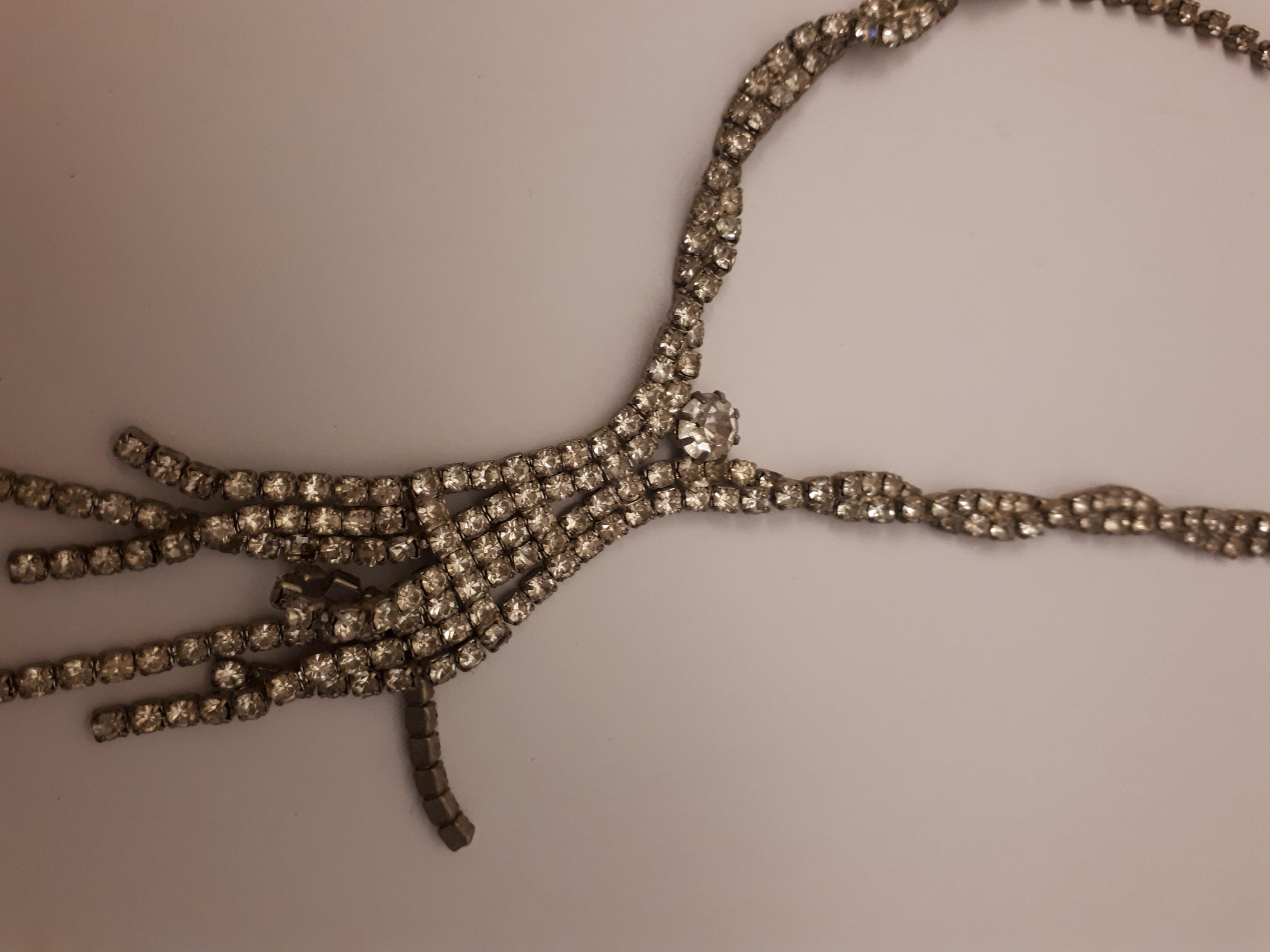 troc de troc collier strass image 1