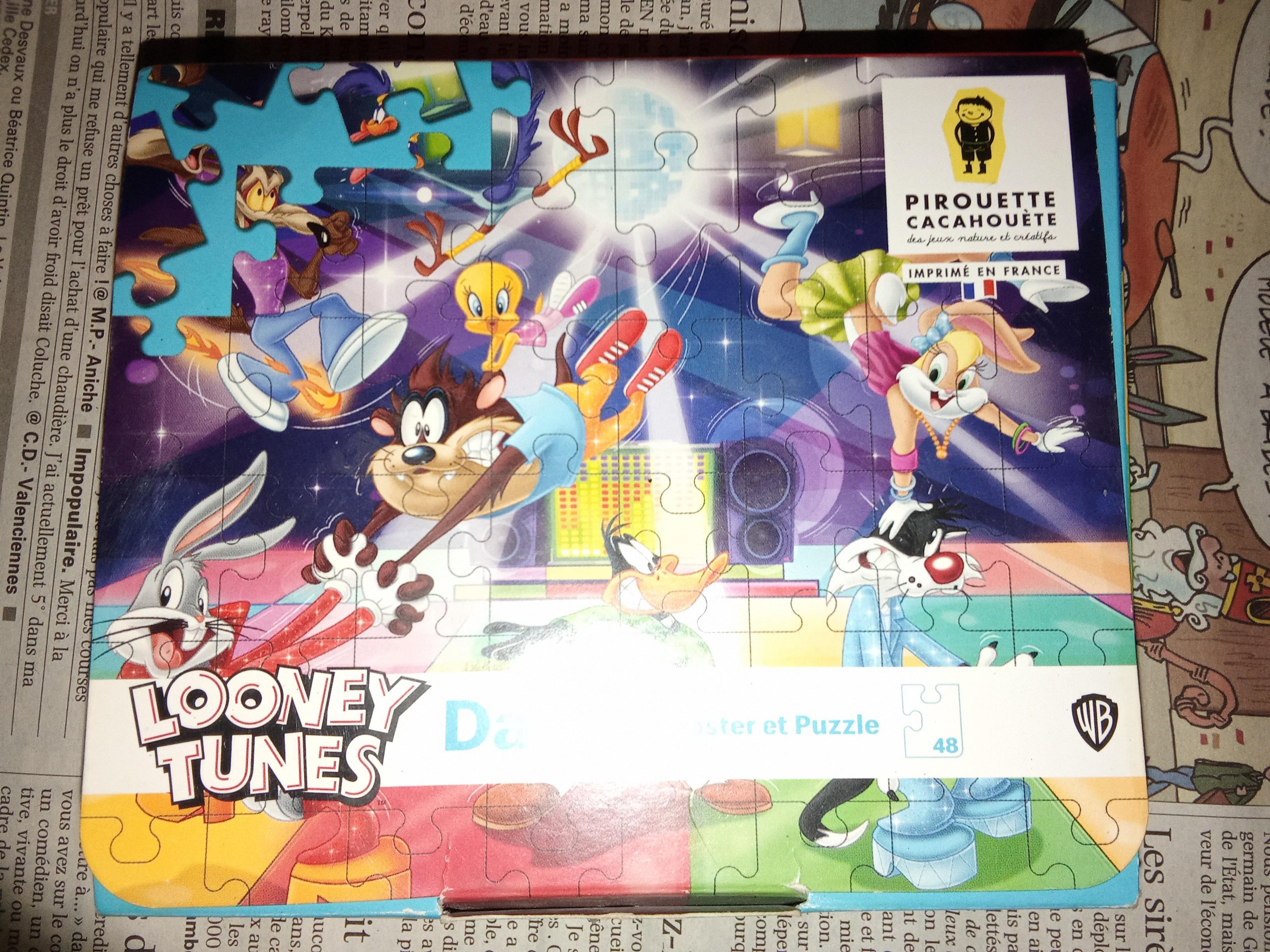 troc de troc puzzle looney tunes 48 pièces complet bon etat image 0