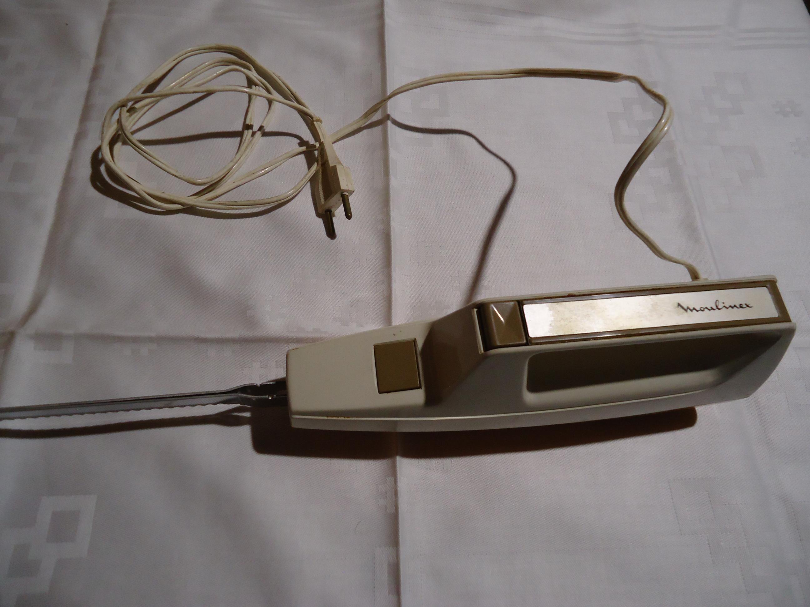 troc de troc couteau électrique moulinex vintage qui fonctionne image 0
