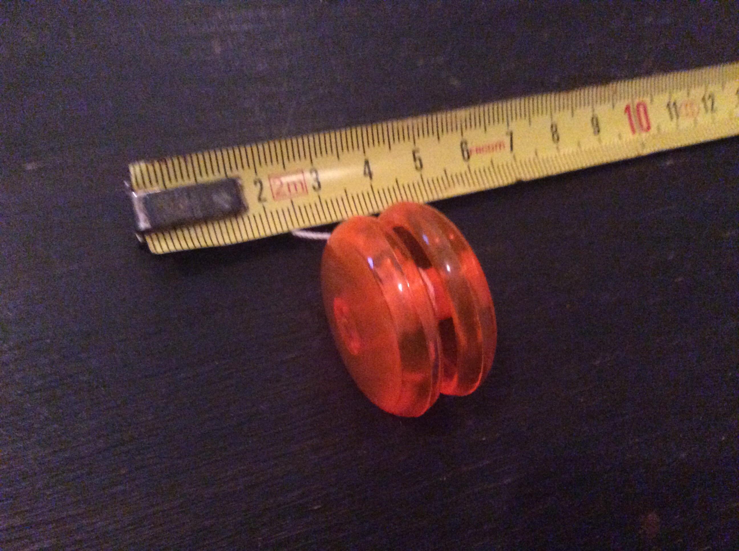 troc de troc yo-yo en plastique 3 cm années 90 image 2