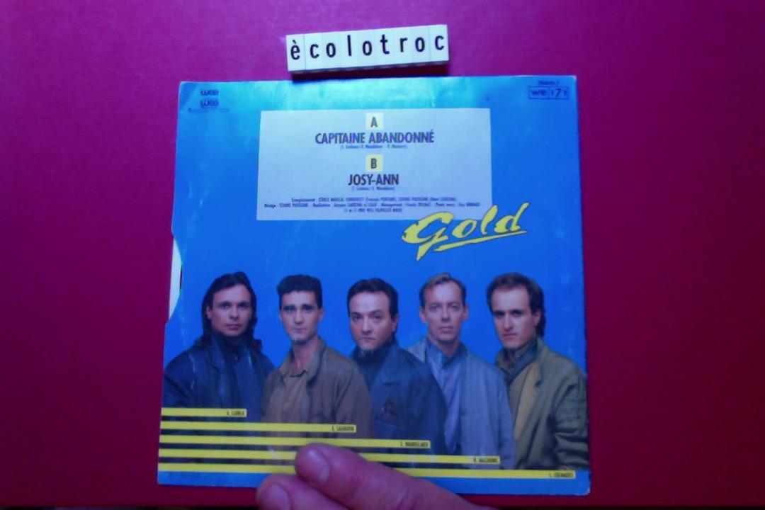 troc de troc port compris - disque vinyle 45 tours - gold capitaine abandonné image 1